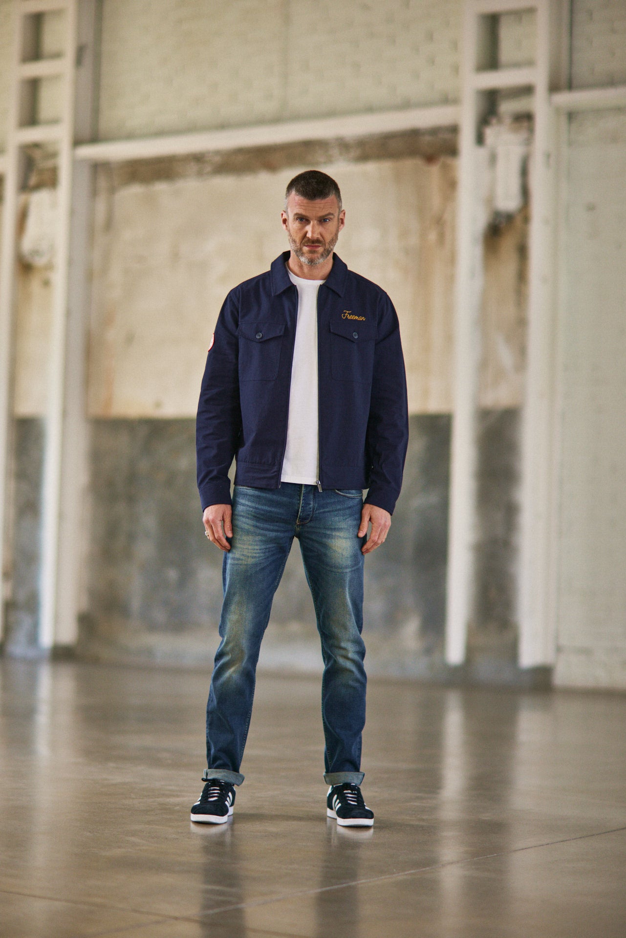 Veste droite Men Antonio Dover peacoat | Freeman T. Porter