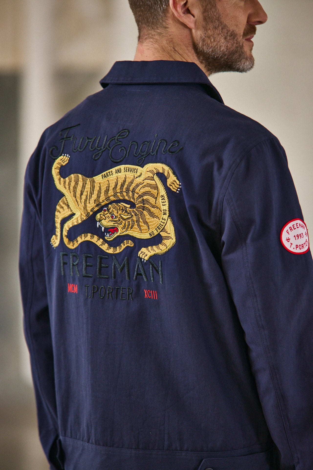 Veste droite Men Antonio Dover peacoat | Freeman T. Porter