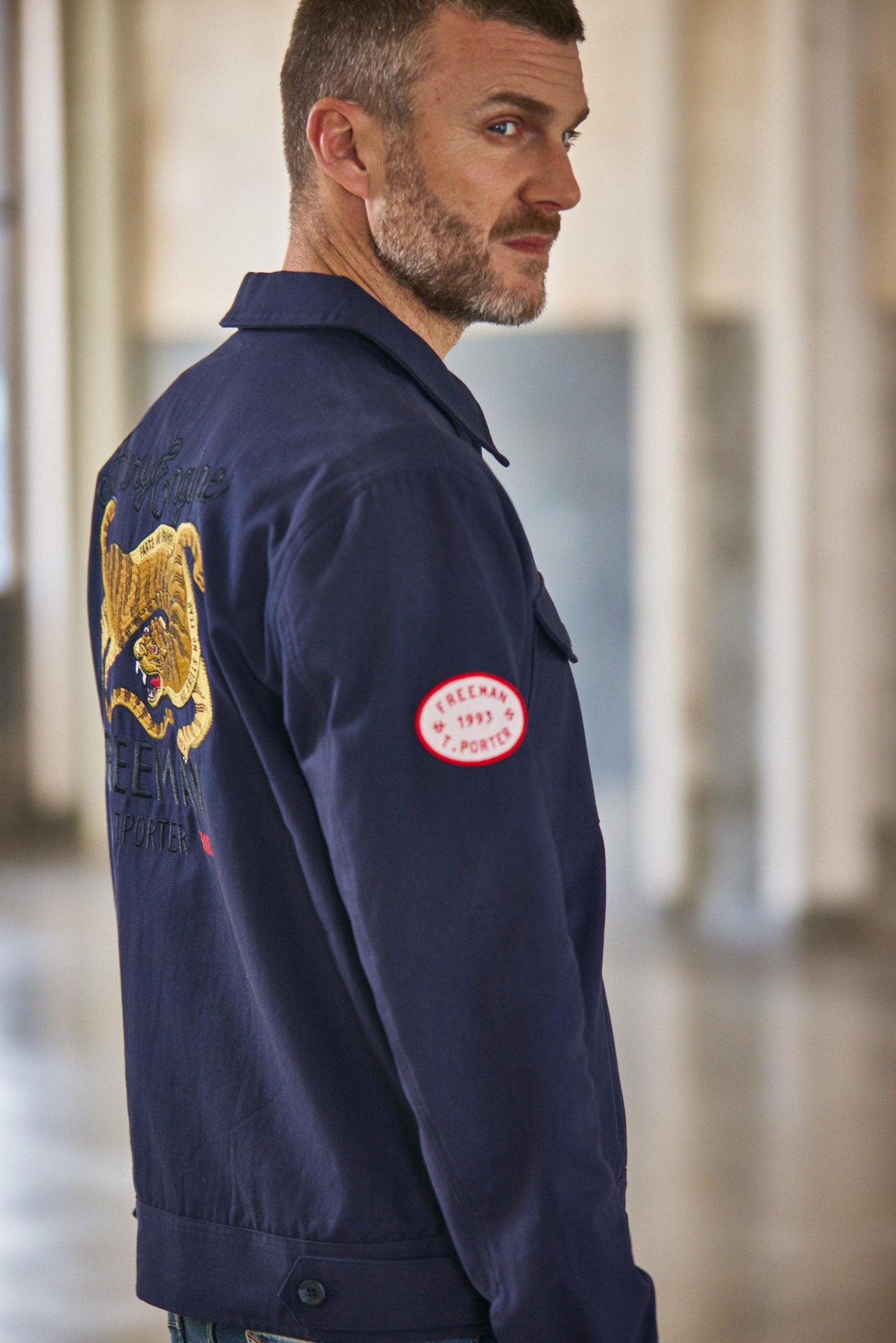 Veste droite Men Antonio Dover peacoat | Freeman T. Porter