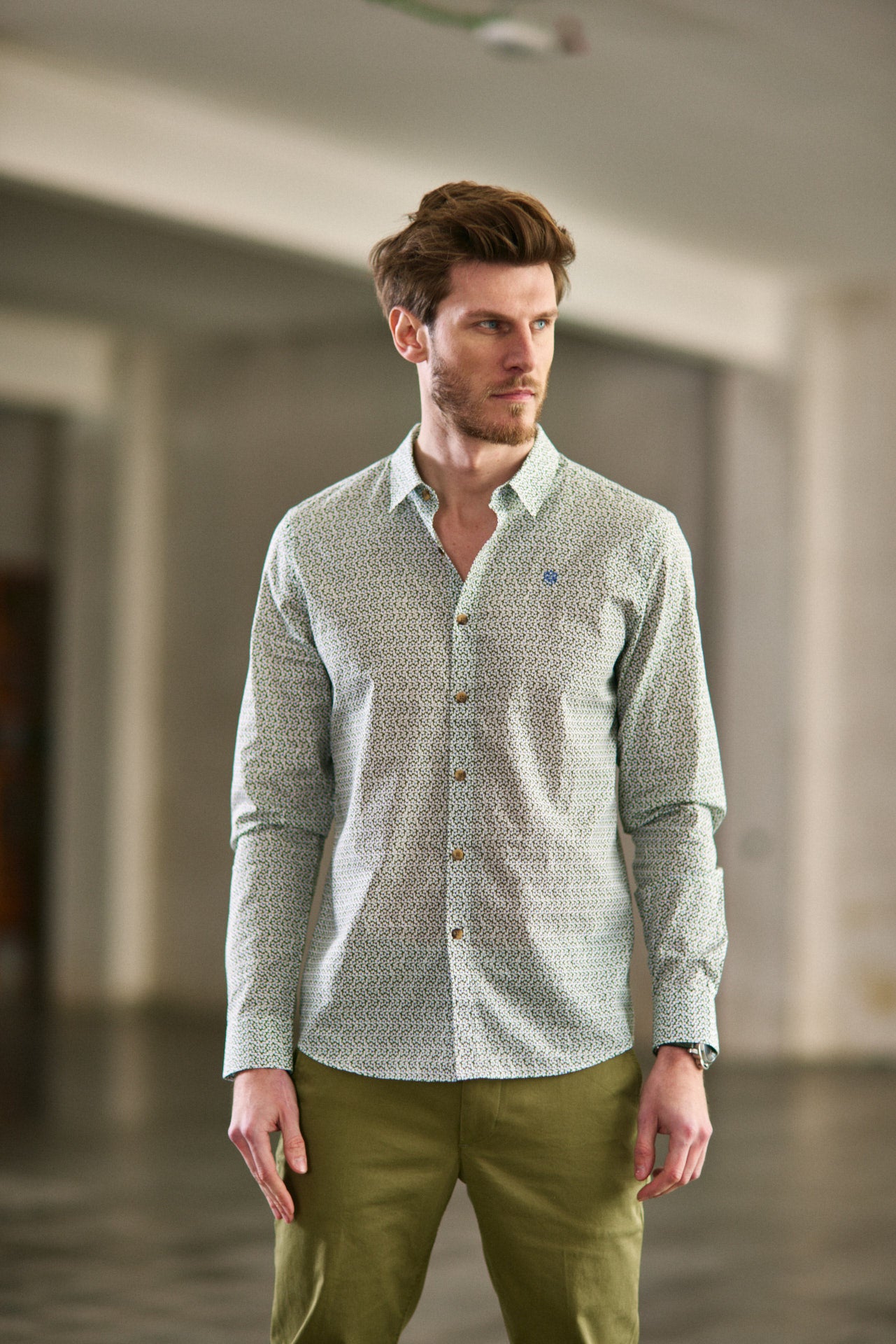 Chemise manches longues Homme Yoris Honolulu original | Freeman T. Porter