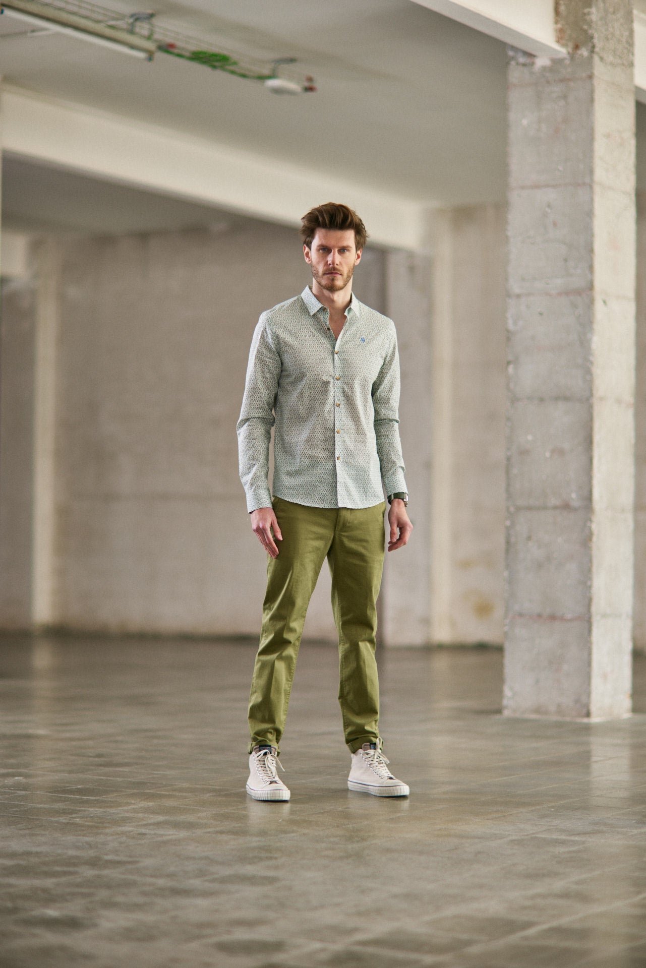 Chemise manches longues Homme Yoris Honolulu original | Freeman T. Porter
