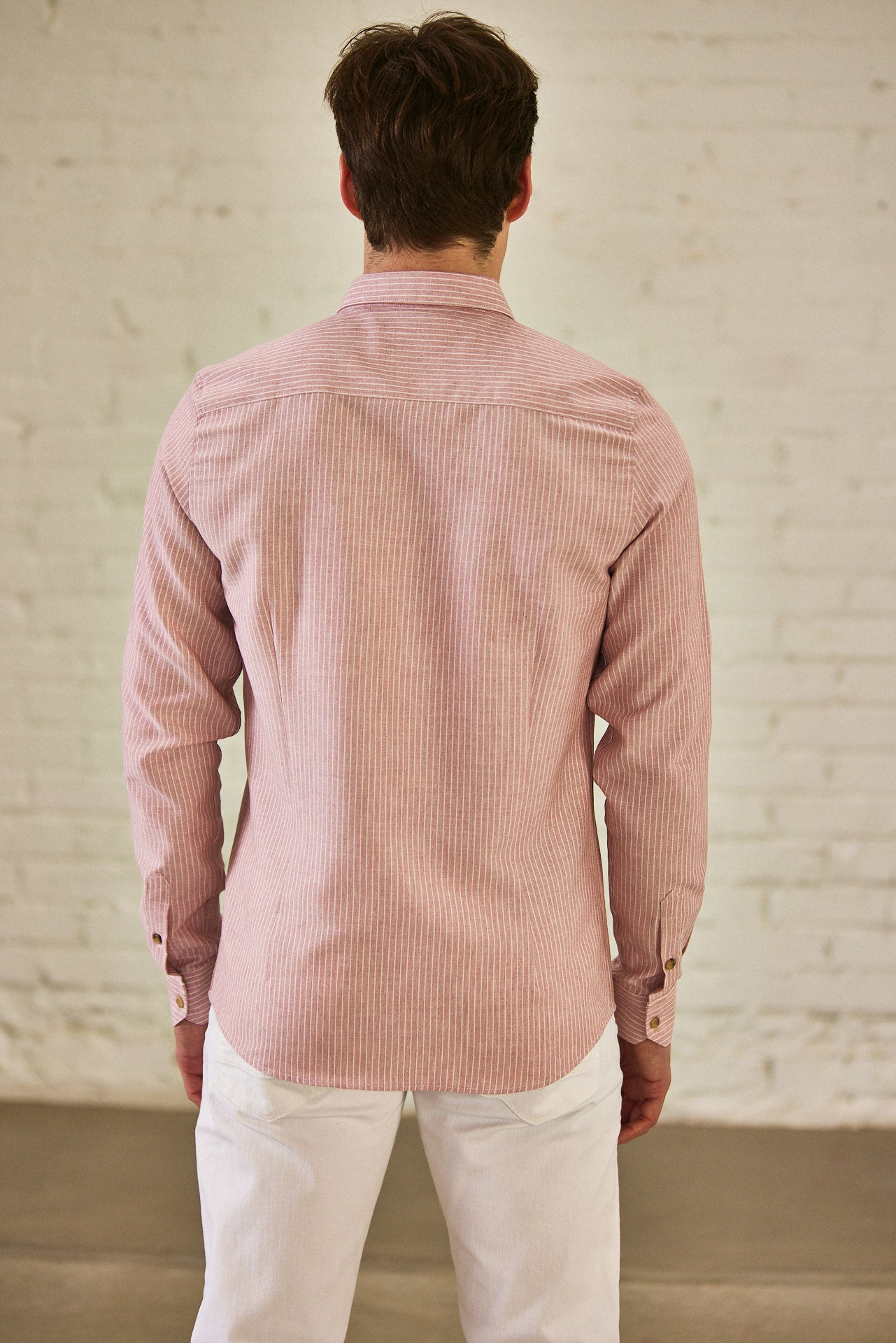 Chemise ajustée Homme Yoris Tokka dusty rose | Freeman T. Porter