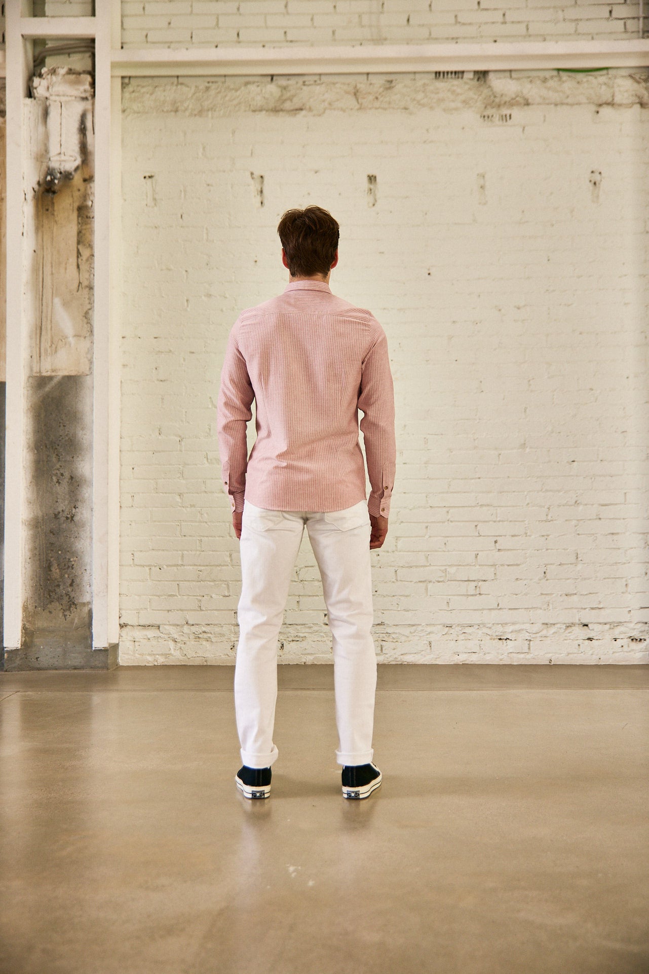 Chemise ajustée Homme Yoris Tokka dusty rose | Freeman T. Porter