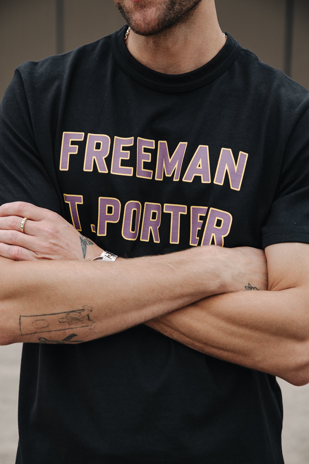 T-shirt Homme Chuck Neon black | Freeman T. Porter