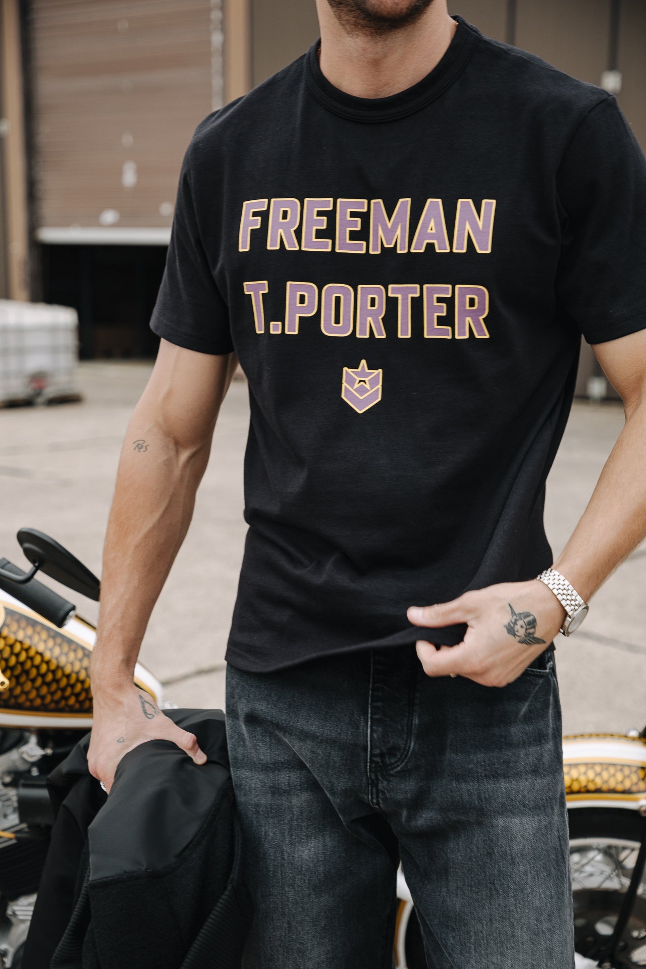 T-shirt Homme Chuck Neon black | Freeman T. Porter