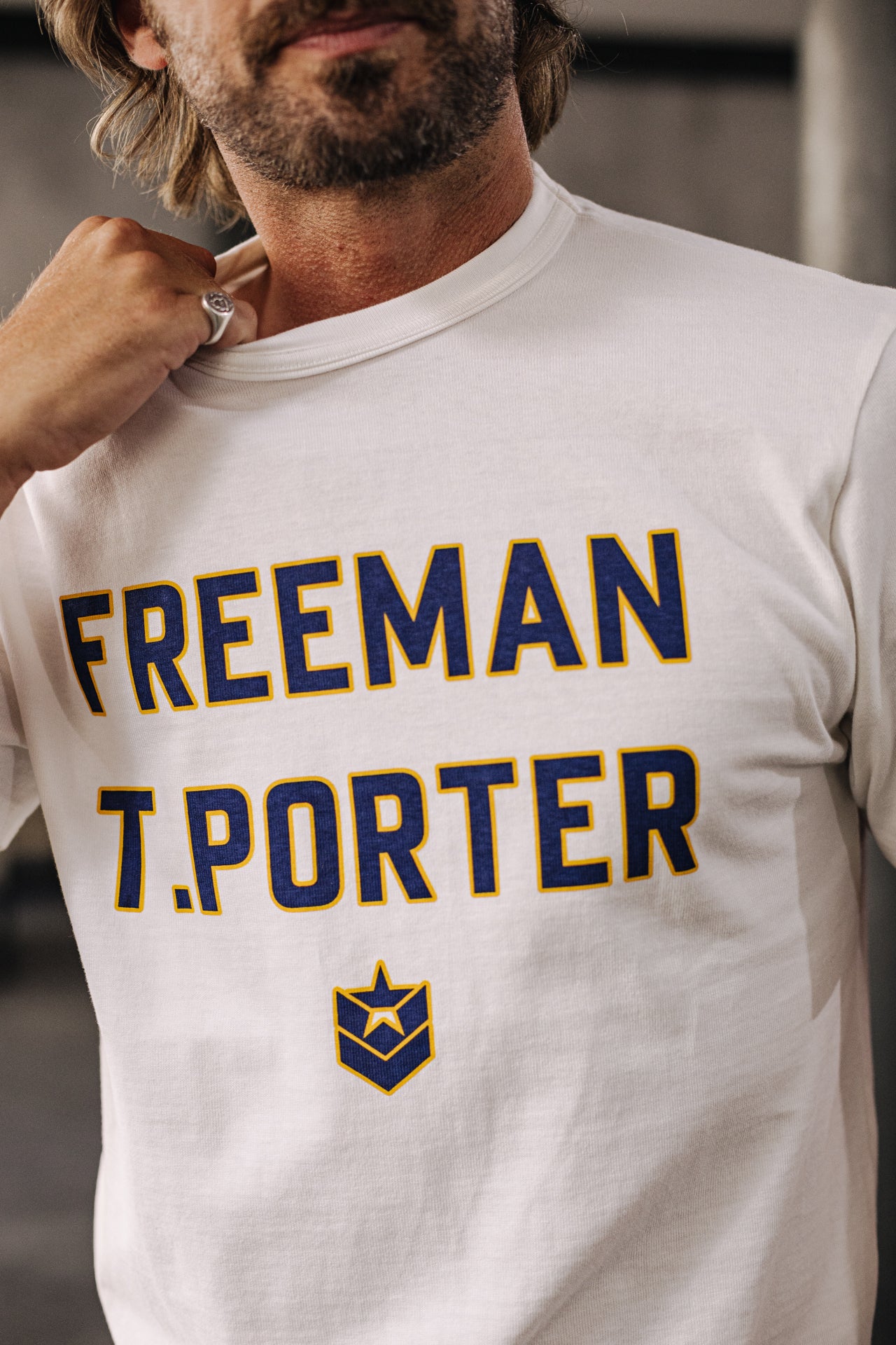 T-shirt Homme Chuck Neon ecru | Freeman T. Porter