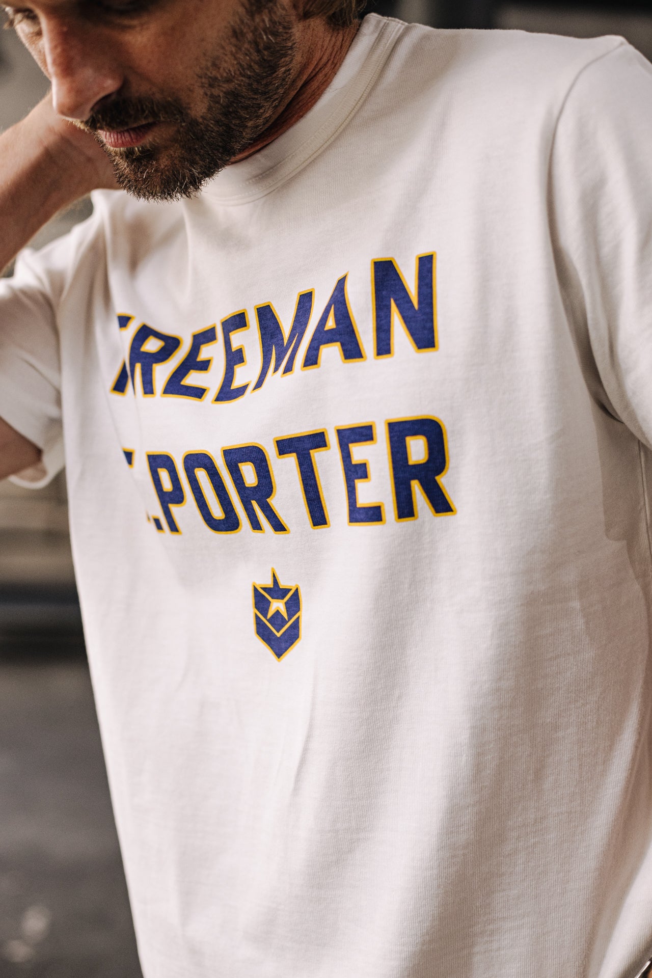 T-shirt Homme Chuck Neon ecru | Freeman T. Porter
