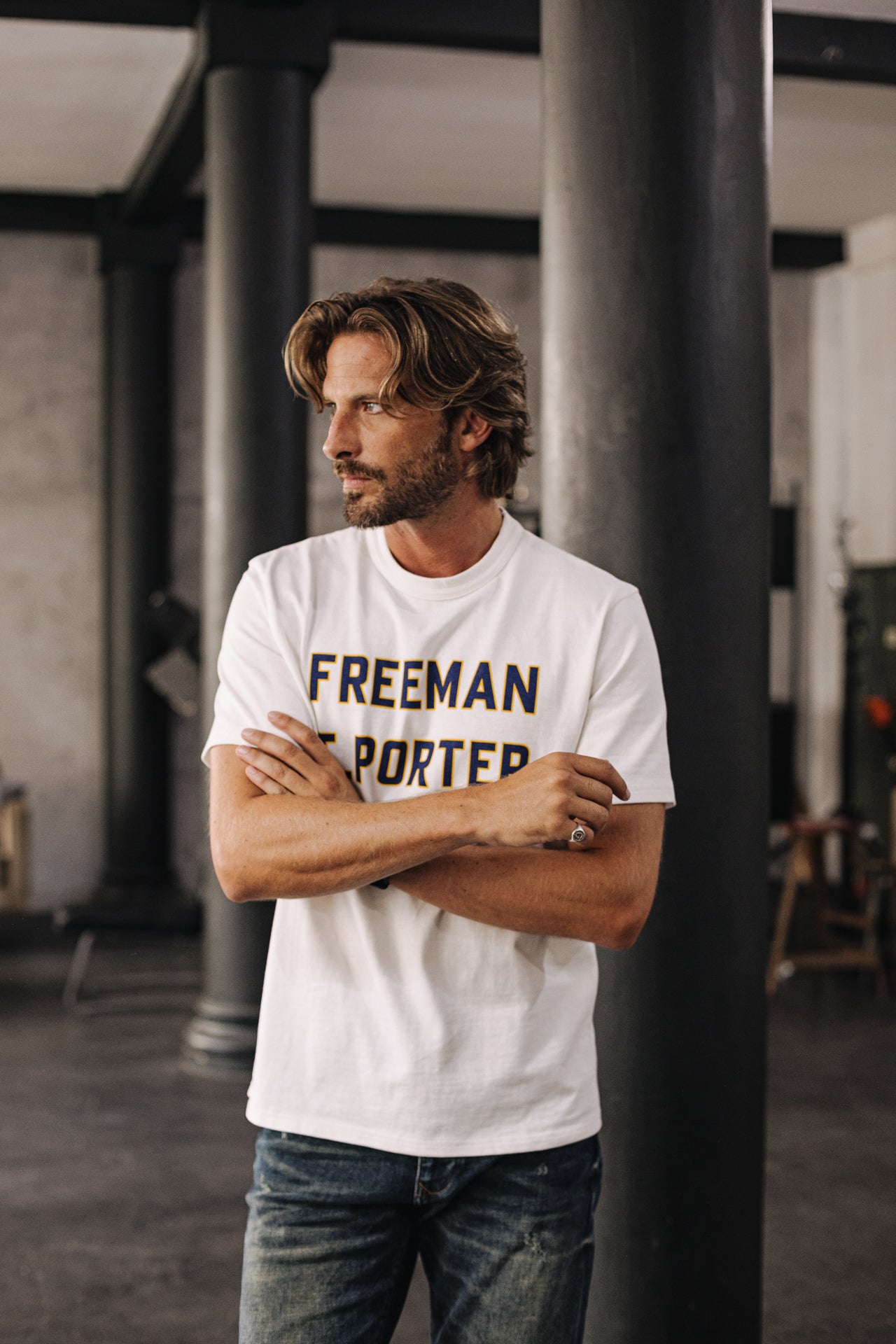 T-shirt Homme Chuck Neon ecru | Freeman T. Porter