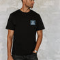 T-Shirt Mann Chuck Patch black | Freeman T. Porter