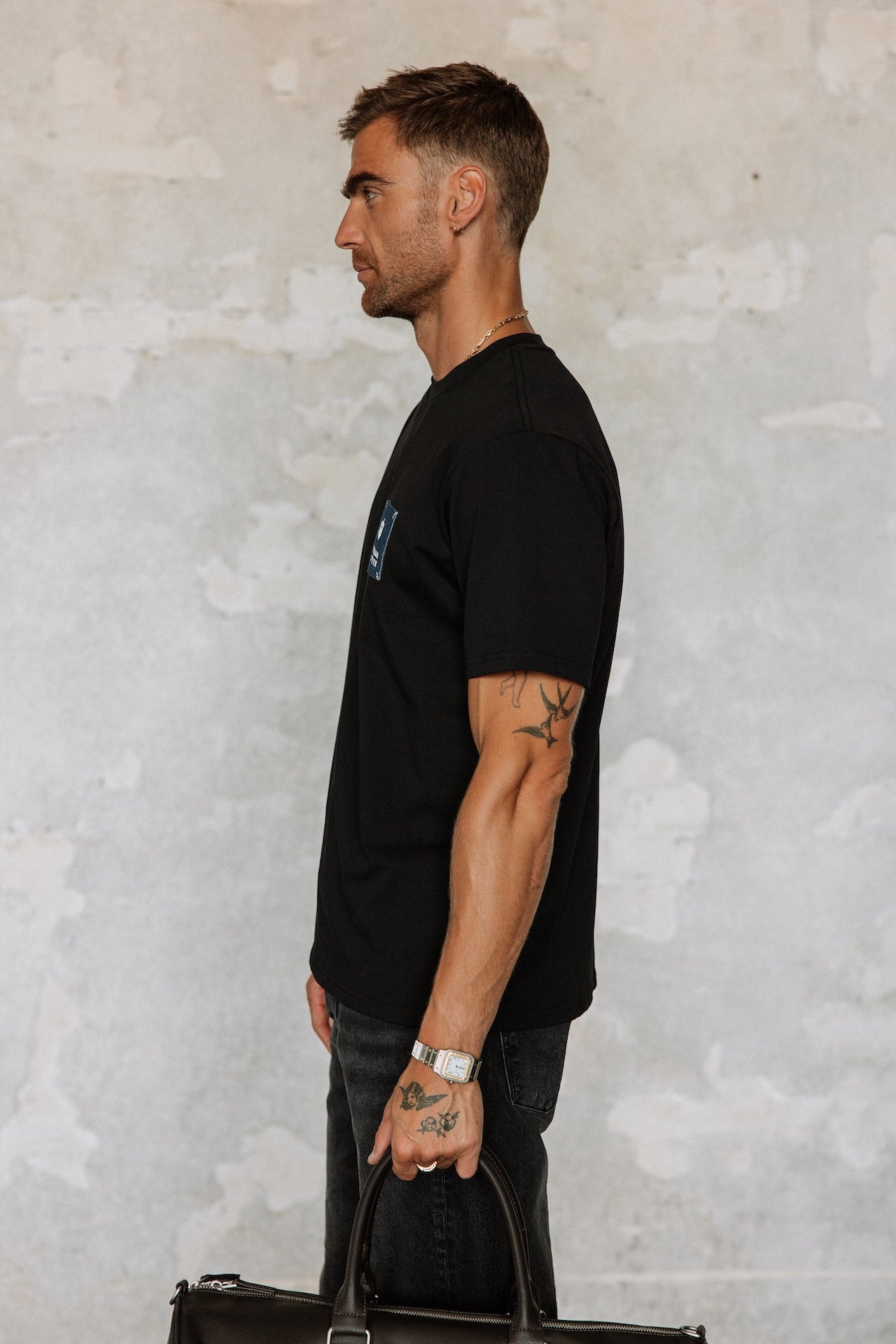 Camiseta Hombres Chuck Patch black | Freeman T. Porter