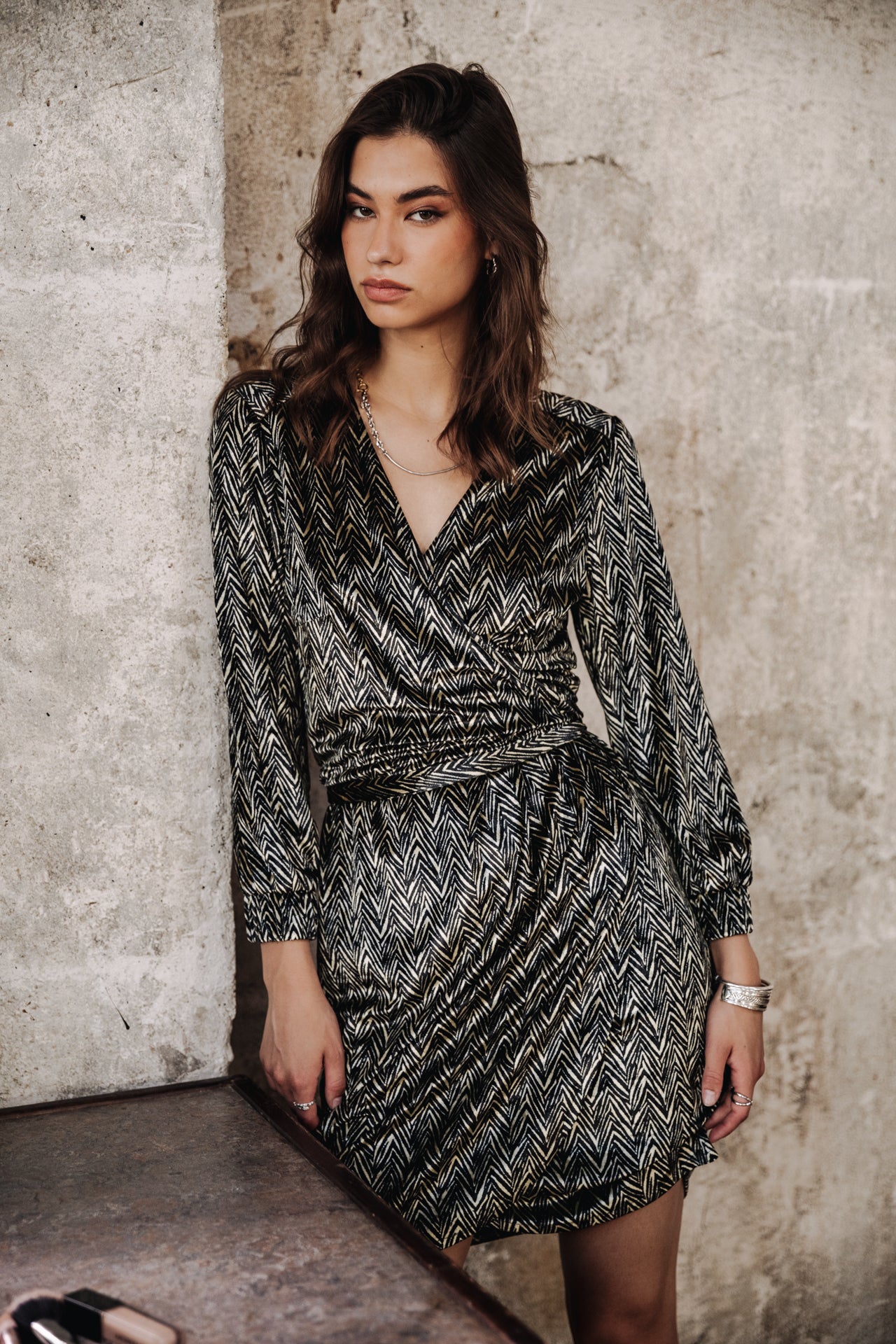 Robe porte-feuille Mujer Regate Night black | Freeman T. Porter
