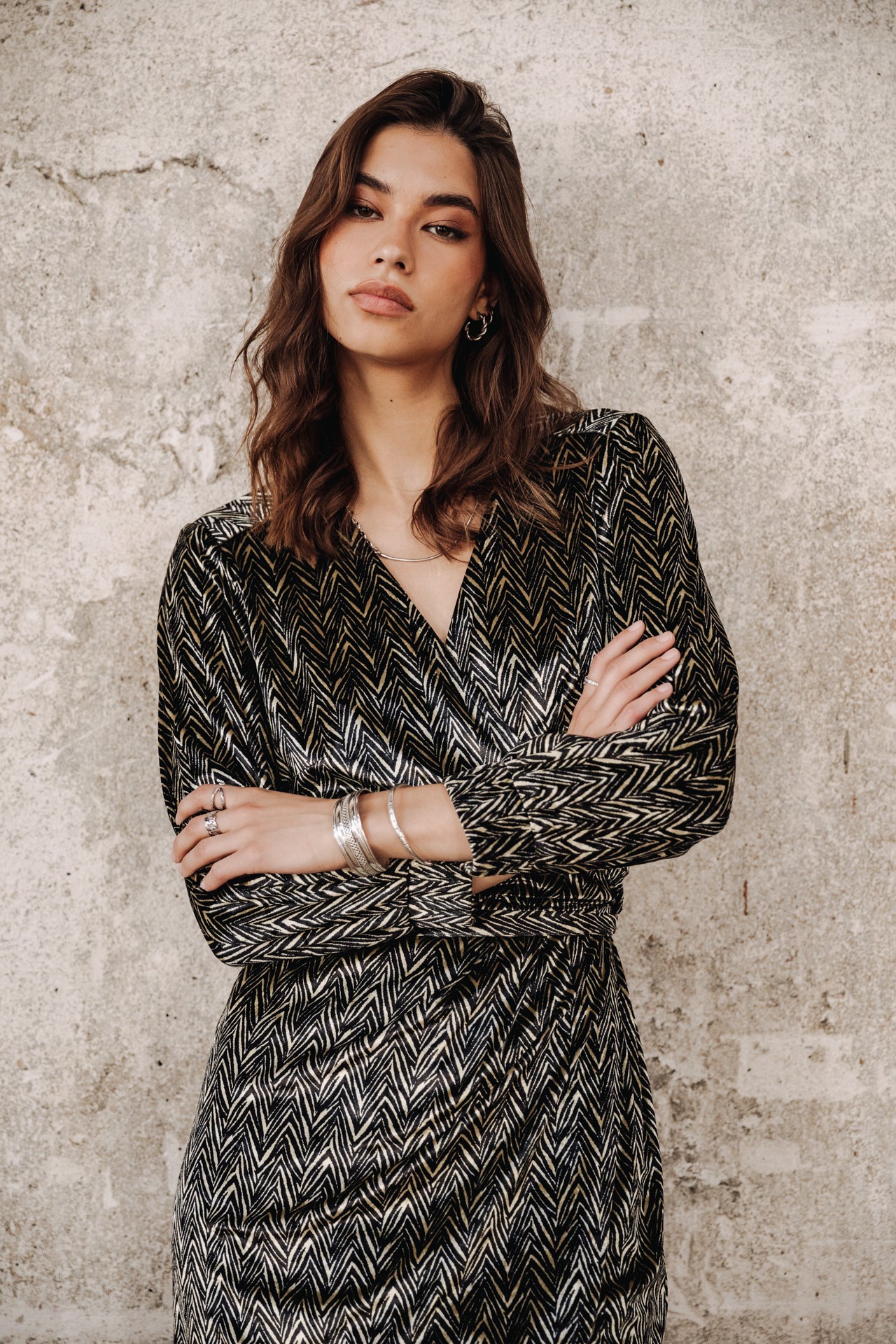Robe porte-feuille Frau Regate Night black | Freeman T. Porter