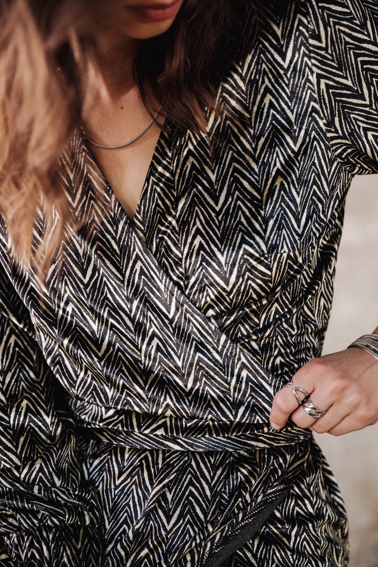 Robe porte-feuille Frau Regate Night black | Freeman T. Porter
