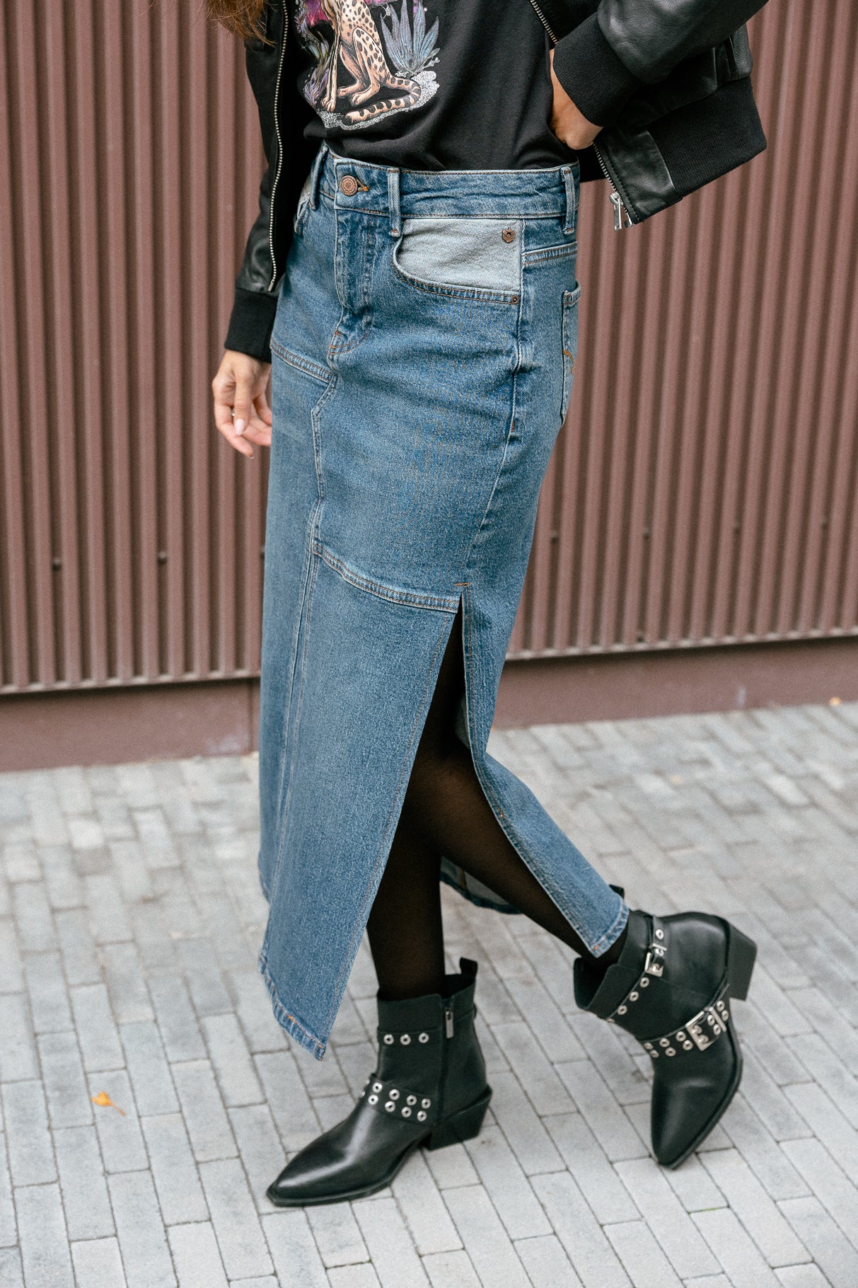 Jupe en jeans Femme Carla marvey | Freeman T. Porter