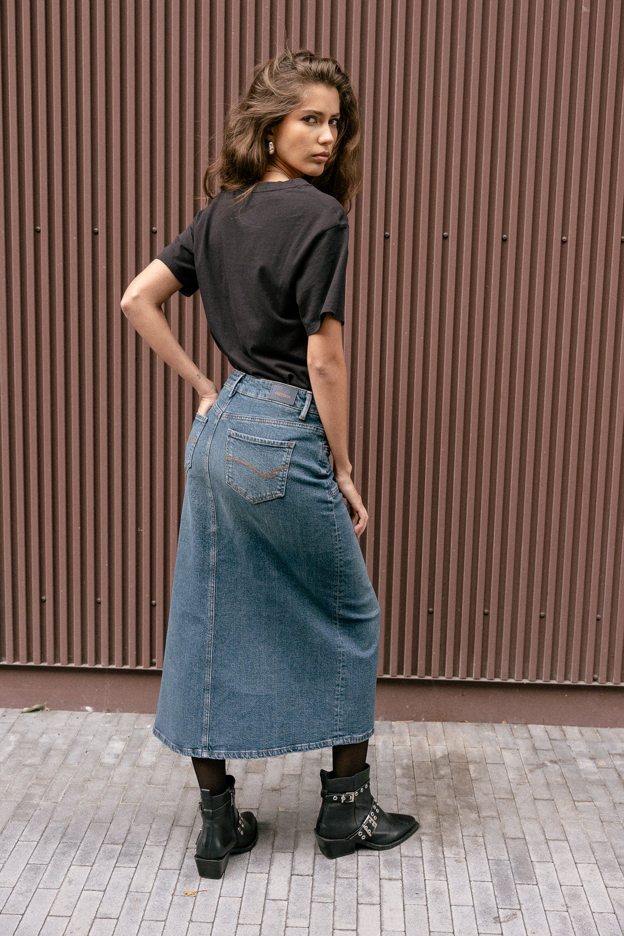 Jupe en jeans Femme Carla marvey | Freeman T. Porter
