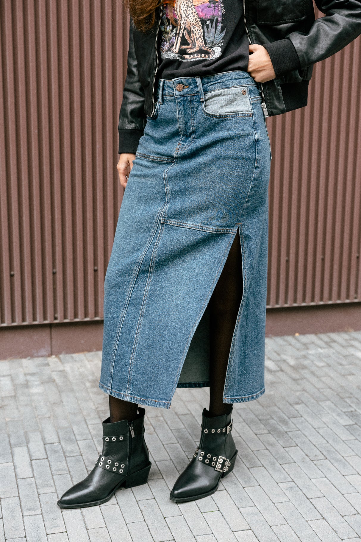 Jupe en jeans Femme Carla marvey | Freeman T. Porter