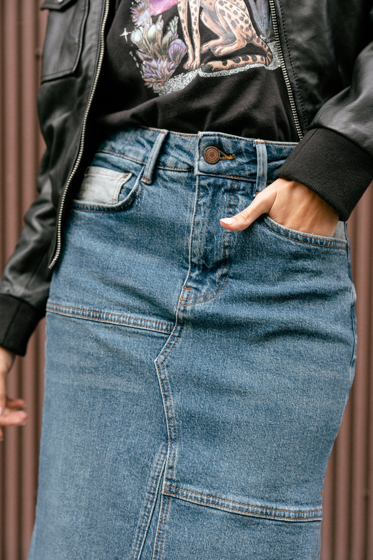 Jupe en jeans Femme Carla marvey | Freeman T. Porter