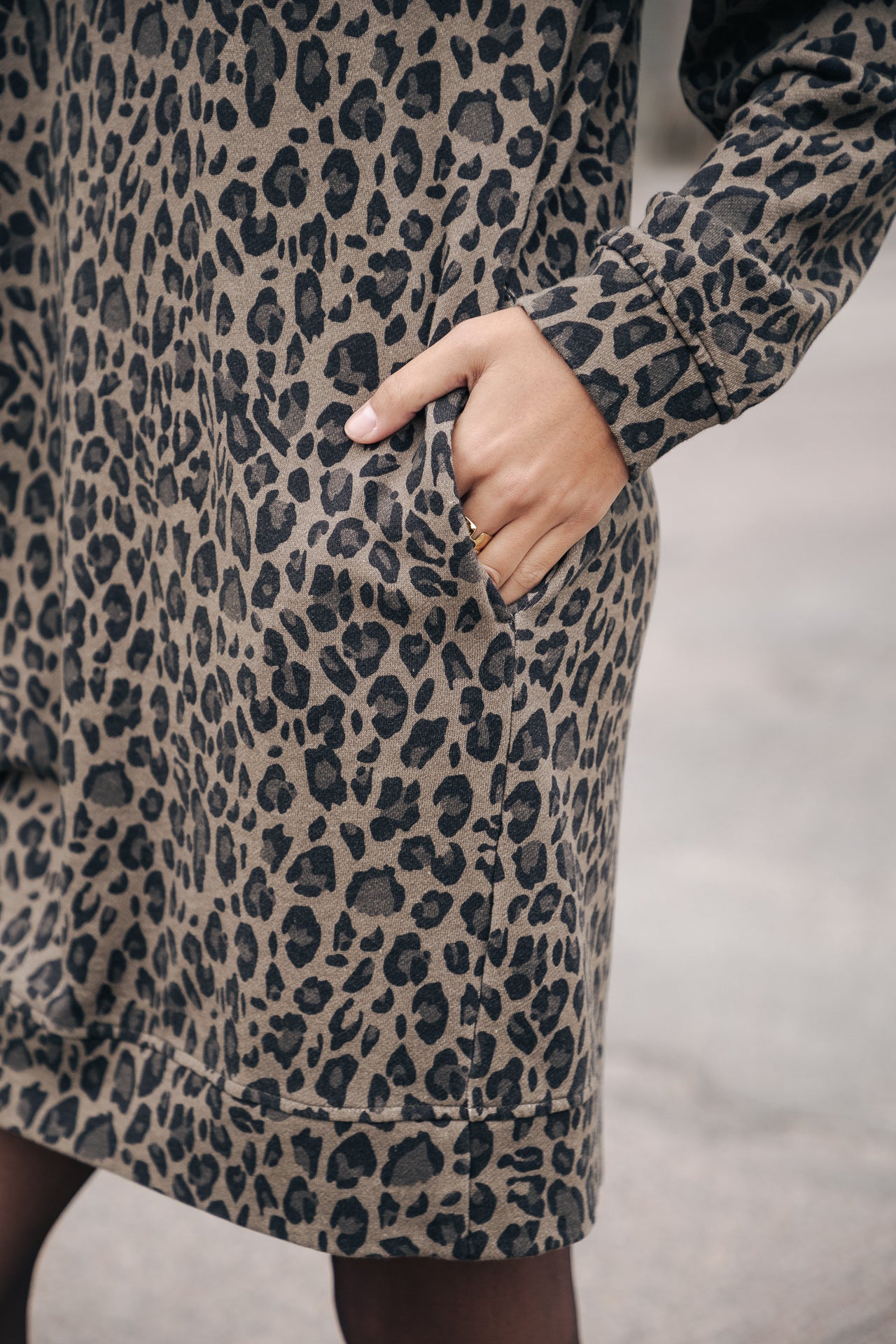 Robe mi-longue Frau Randsy Leo Chicago khaki | Freeman T. Porter