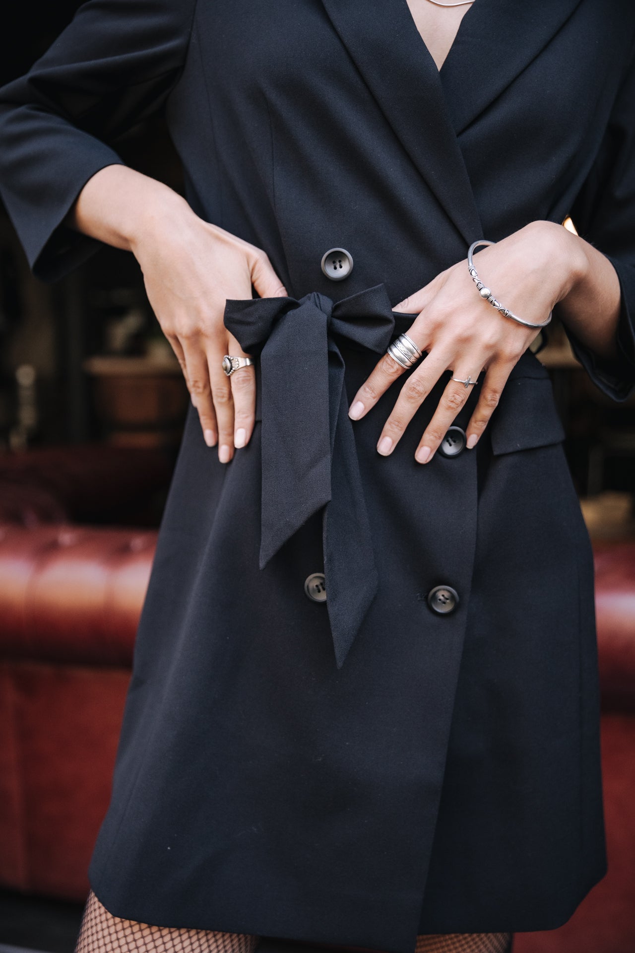 Robe tailleur courte Frau Ranita Circle black | Freeman T. Porter