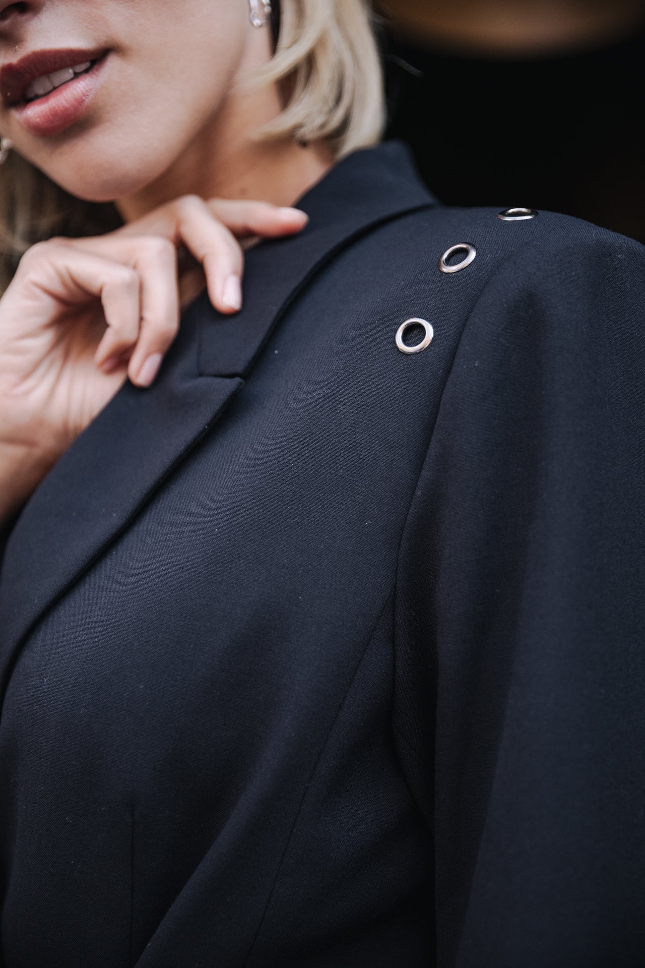 Robe tailleur courte Frau Ranita Circle black | Freeman T. Porter