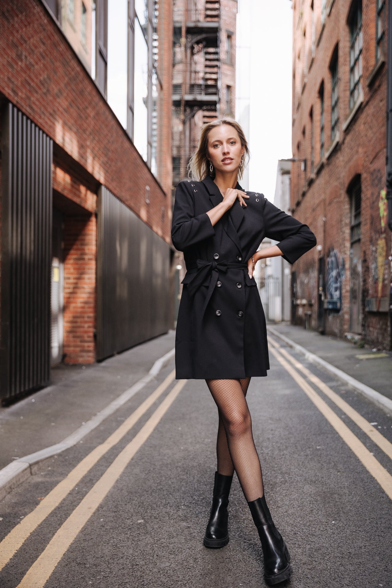 Robe tailleur courte Frau Ranita Circle black | Freeman T. Porter