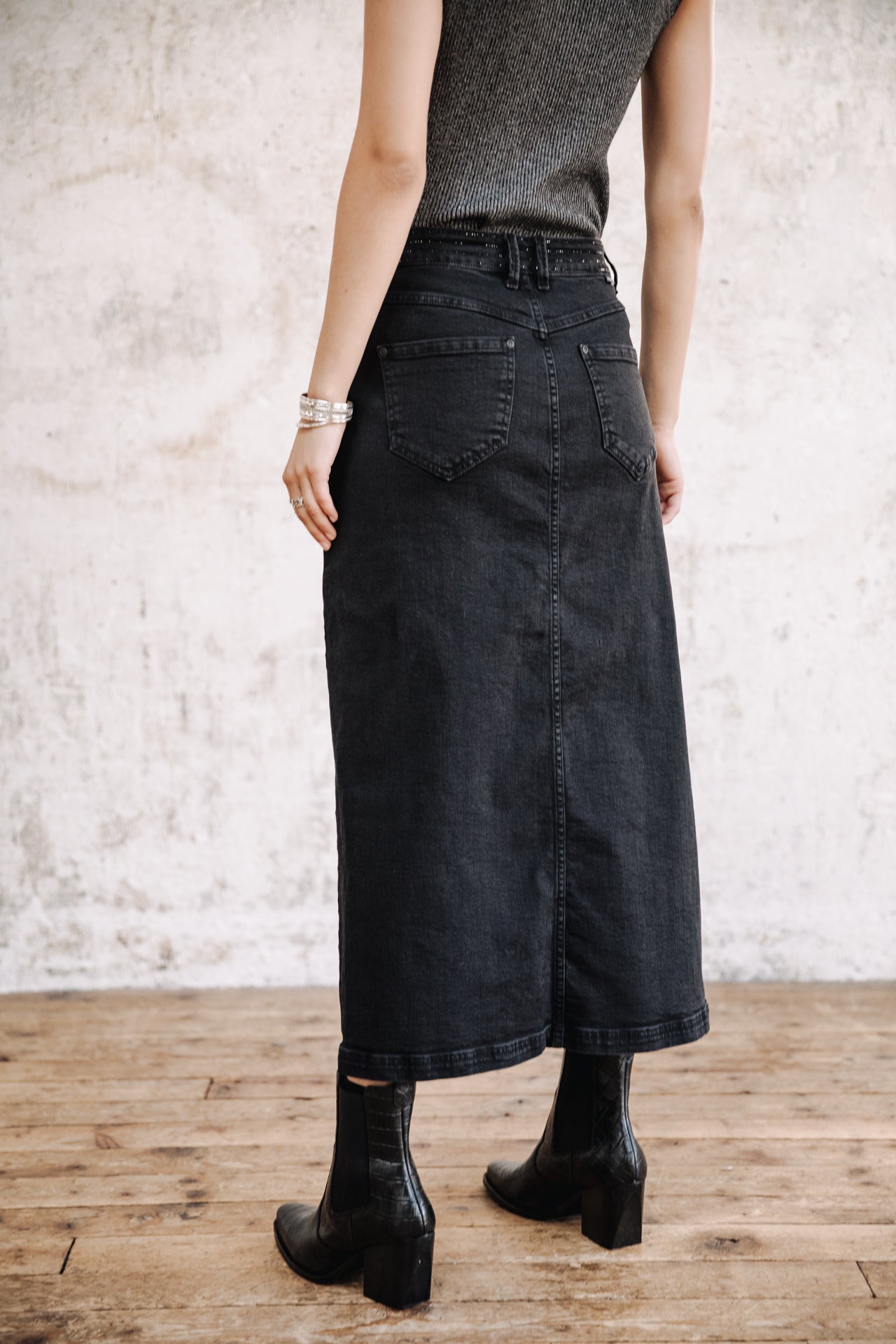 Jupe en jeans Femme Floria bologna | Freeman T. Porter