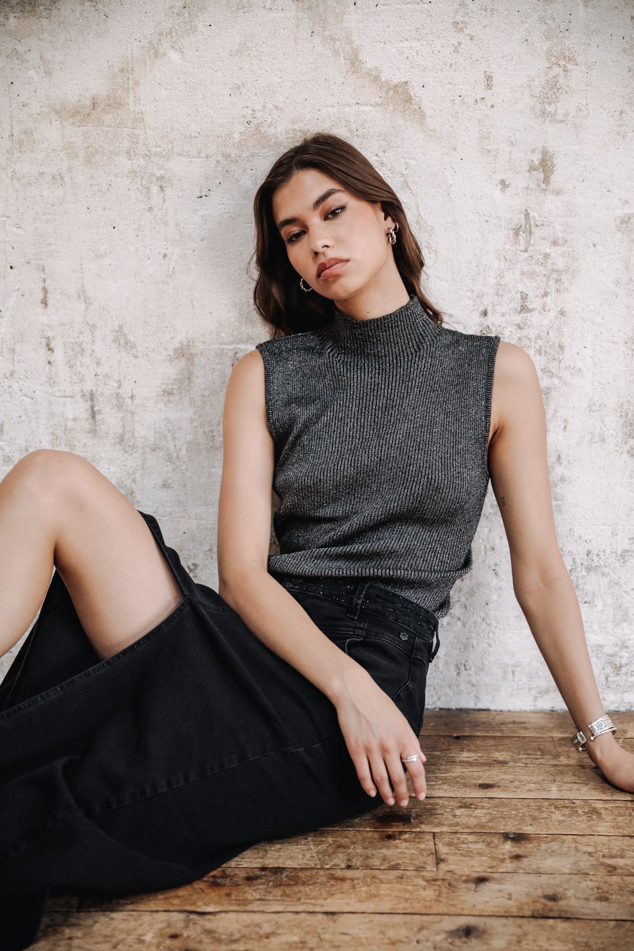 Jupe en jeans Femme Floria bologna | Freeman T. Porter