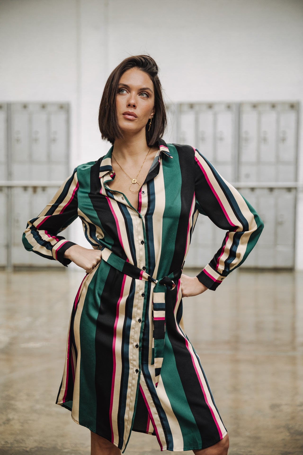 Robe chemise Frau Razel Stripes original | Freeman T. Porter