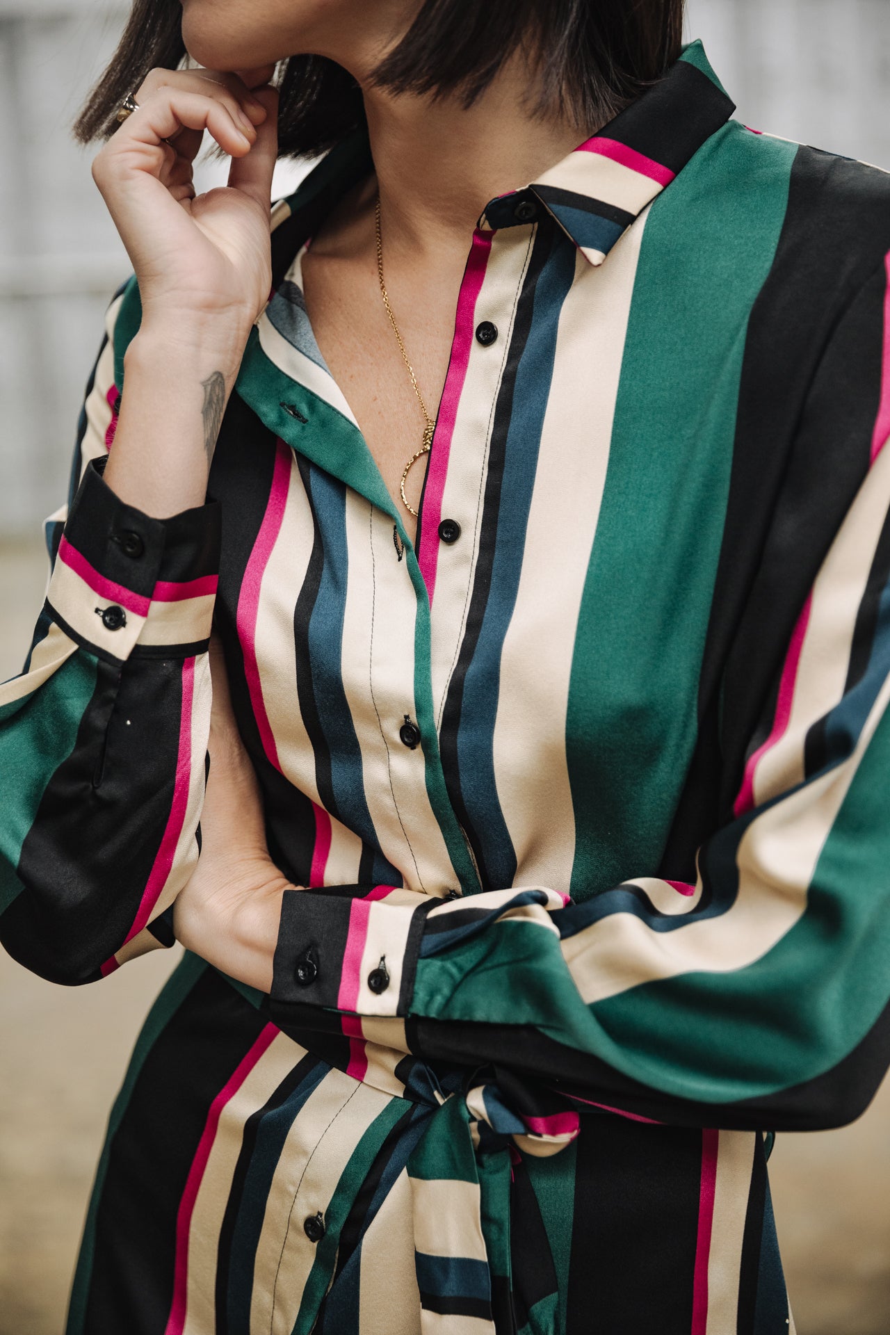 Robe chemise Frau Razel Stripes original | Freeman T. Porter