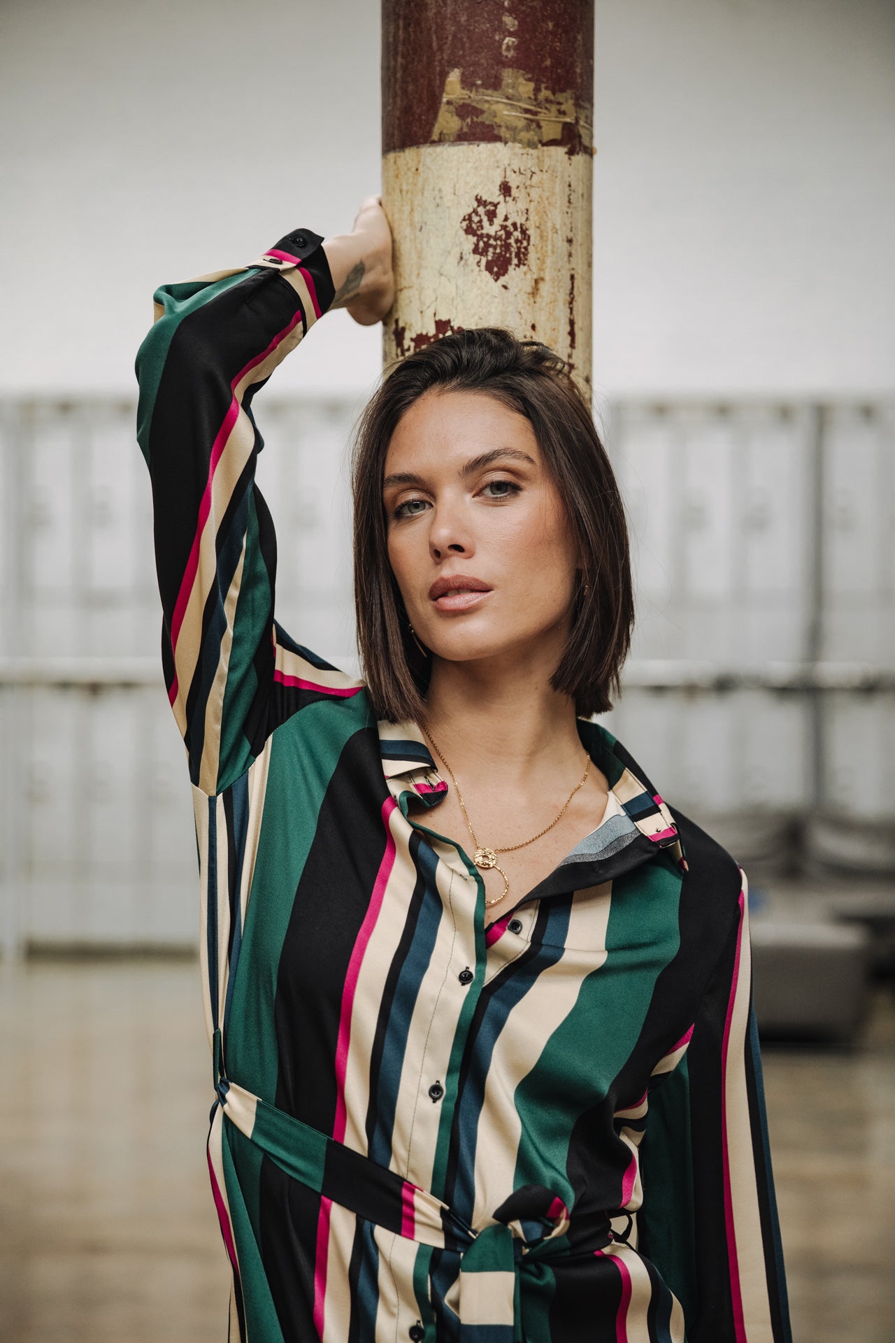 Robe chemise Frau Razel Stripes original | Freeman T. Porter