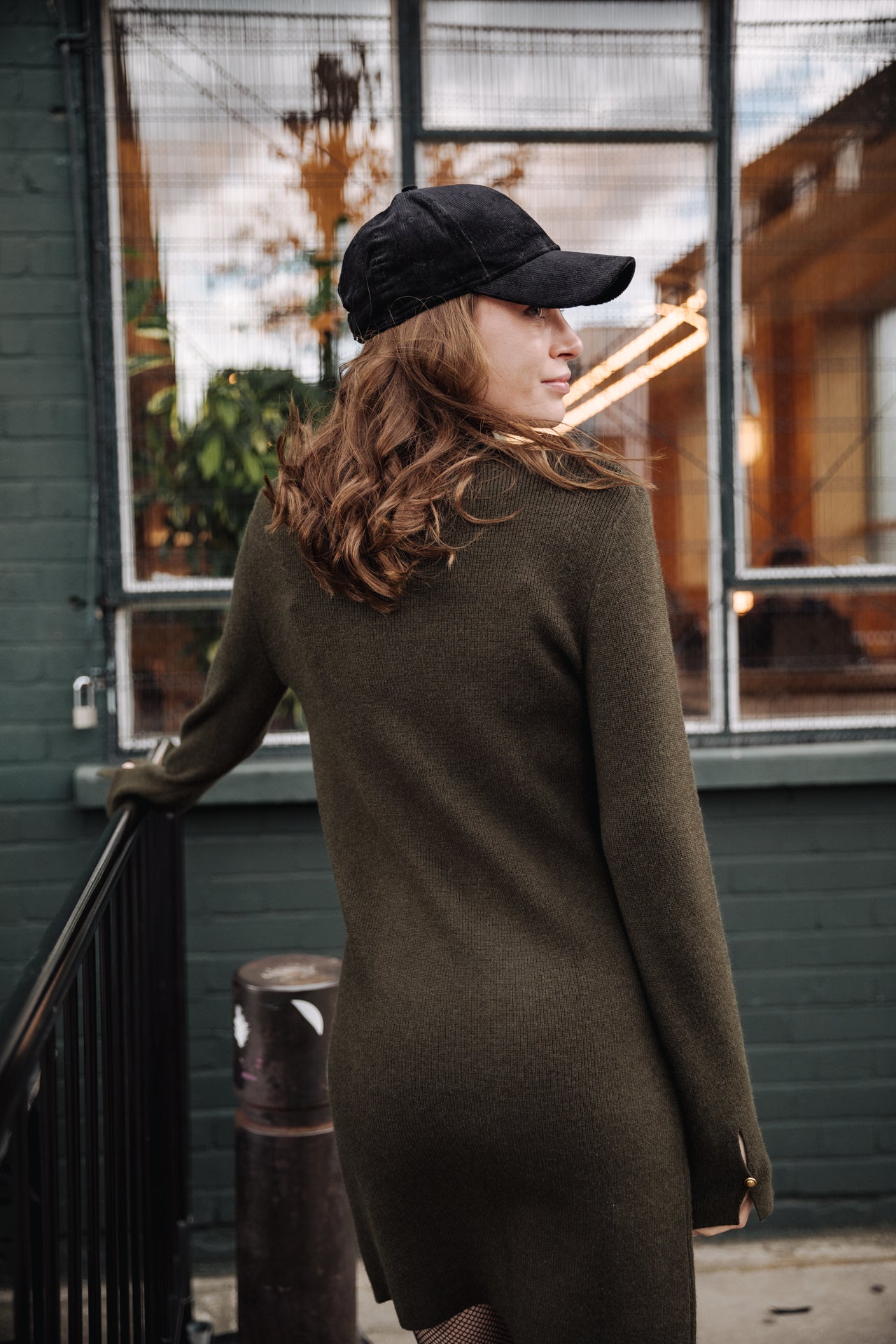 Robe pull Frau Reliane Plain kombu green | Freeman T. Porter