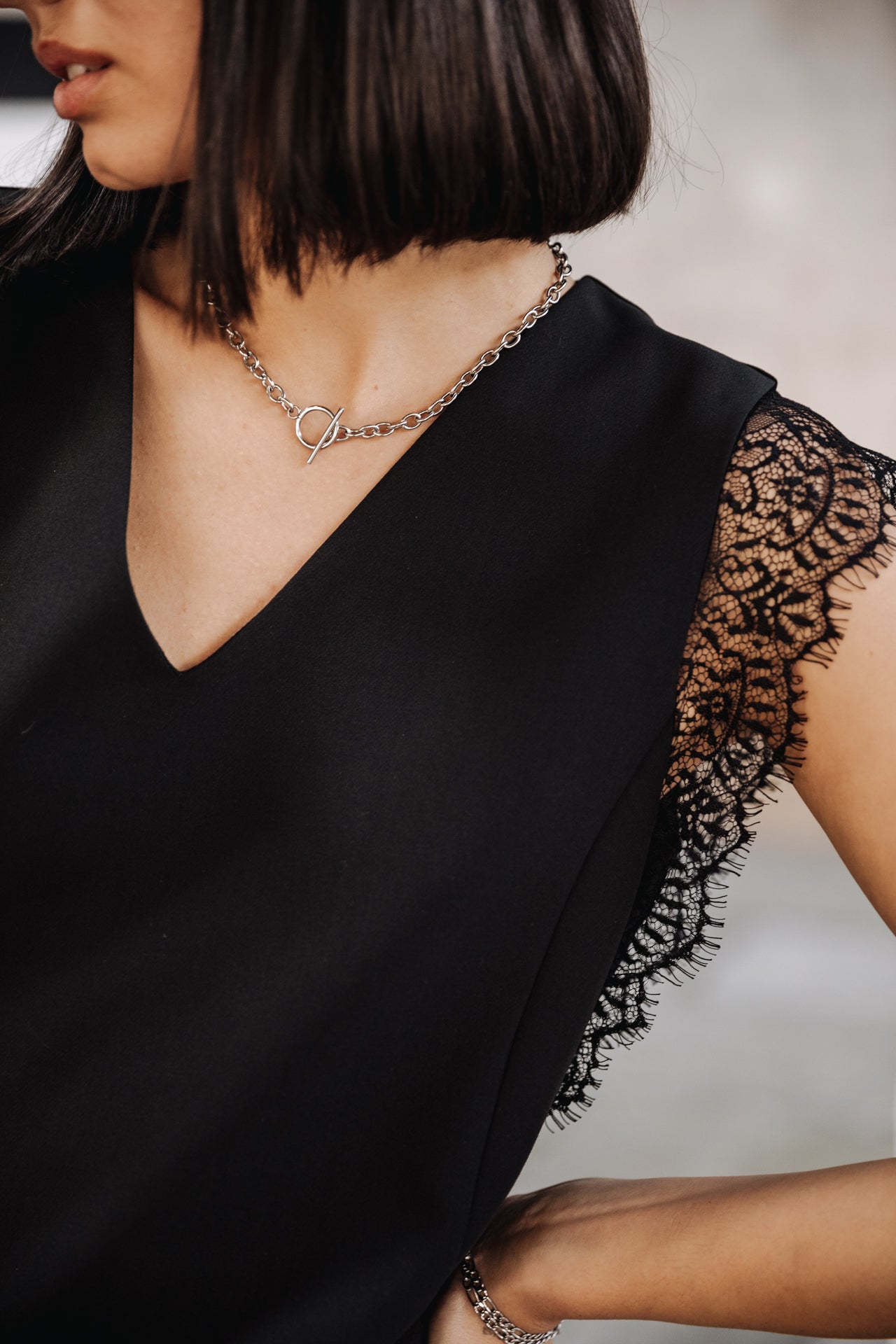 Robe courte Femme Retina Plain black | Freeman T. Porter