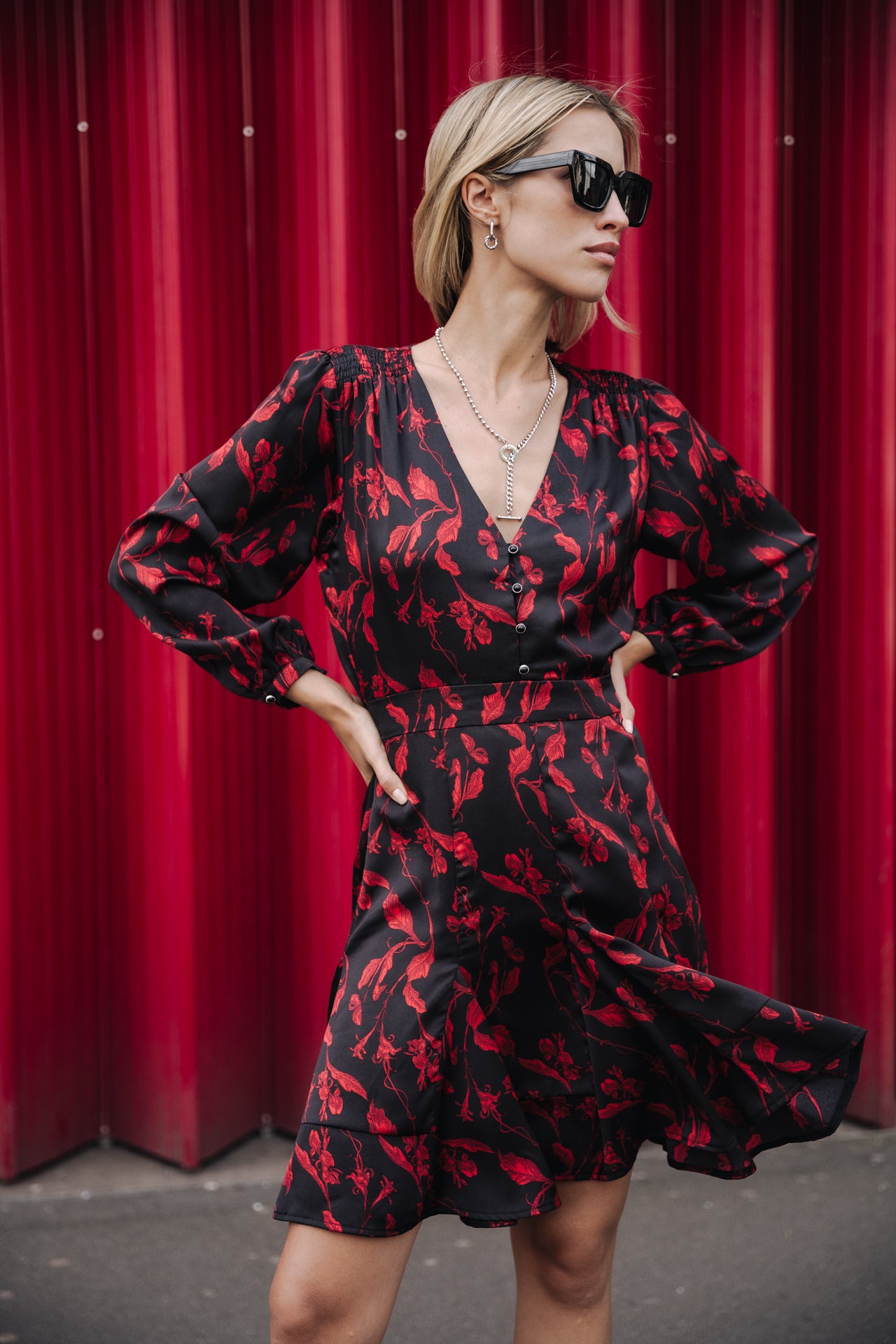 Robe courte Femme Rimme Rosia black | Freeman T. Porter