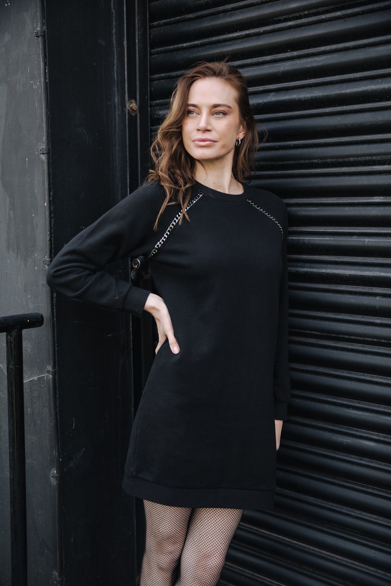 Robe sweatshirt Frau Roselia Chain black | Freeman T. Porter