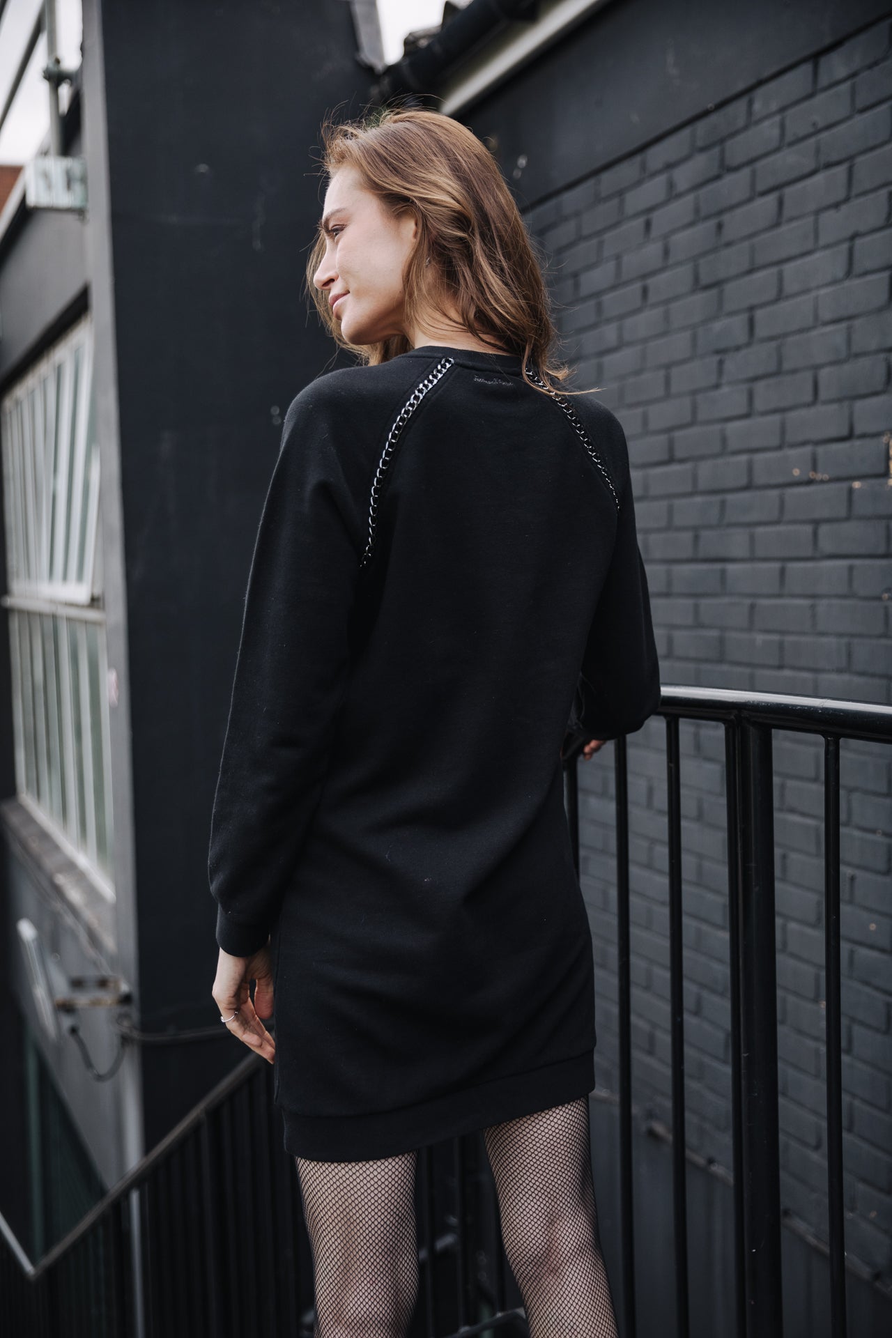 Robe sweatshirt Frau Roselia Chain black | Freeman T. Porter