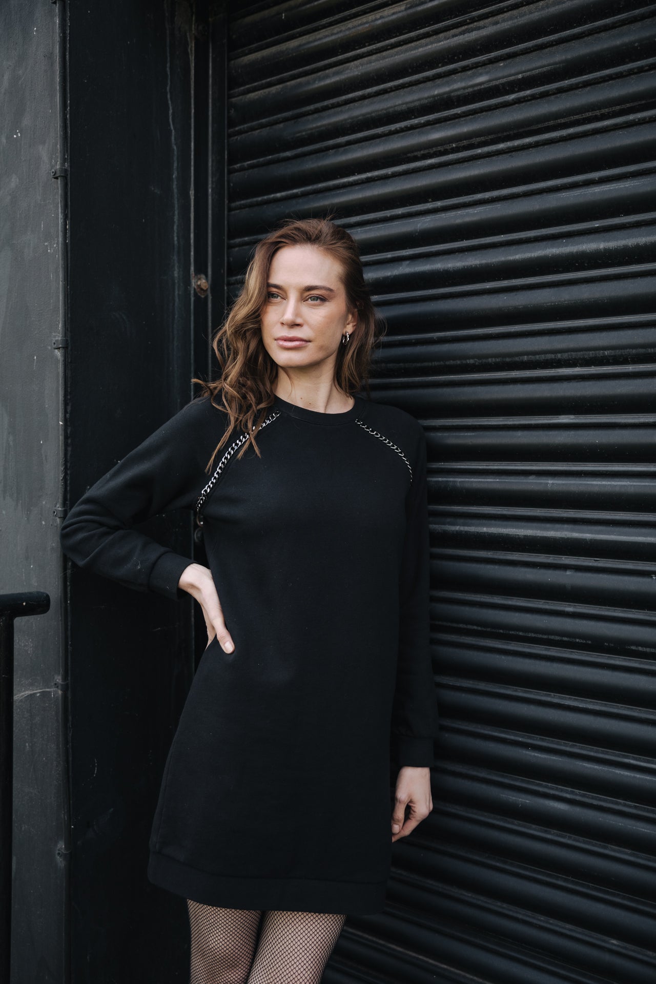 Robe sweatshirt Frau Roselia Chain black | Freeman T. Porter