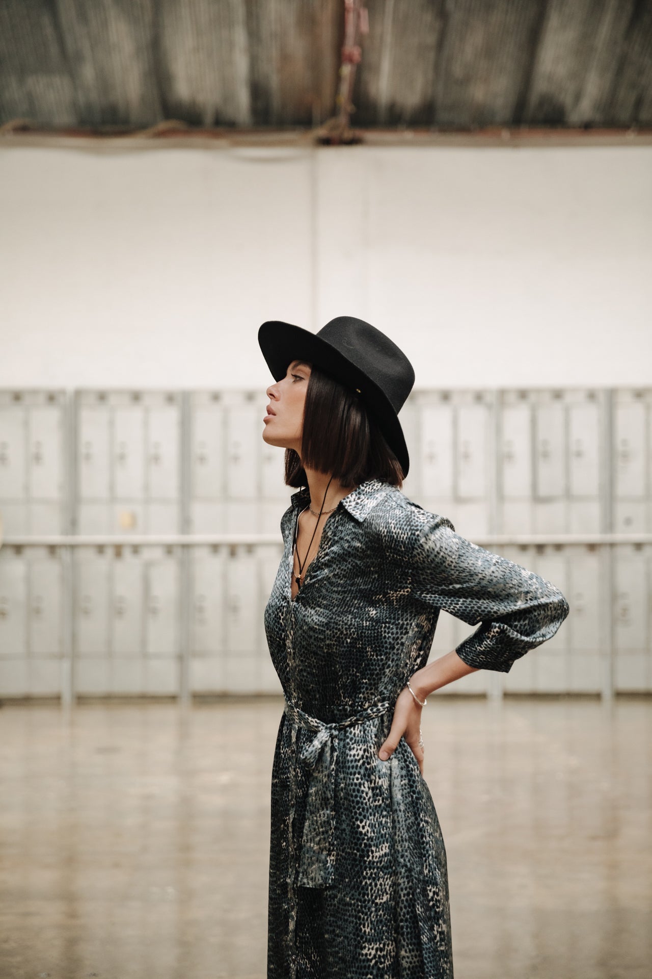 Robe longue Frau Ruffine Appaloosa storm blue | Freeman T. Porter
