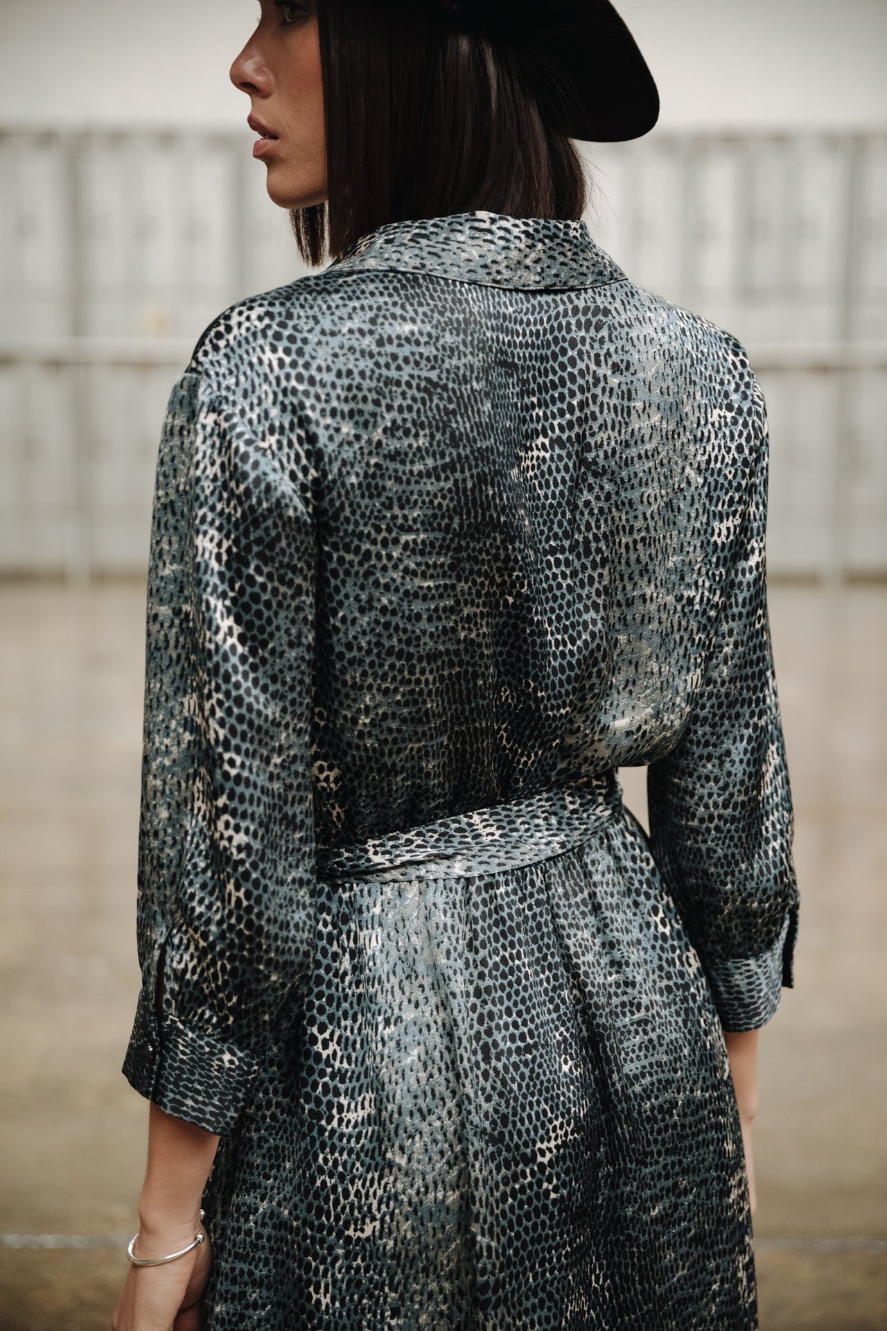 Robe longue Frau Ruffine Appaloosa storm blue | Freeman T. Porter