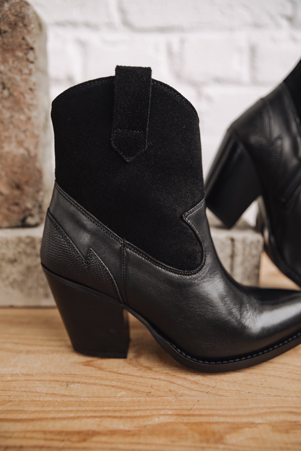 Boots Femme Luana Mix black | Freeman T. Porter