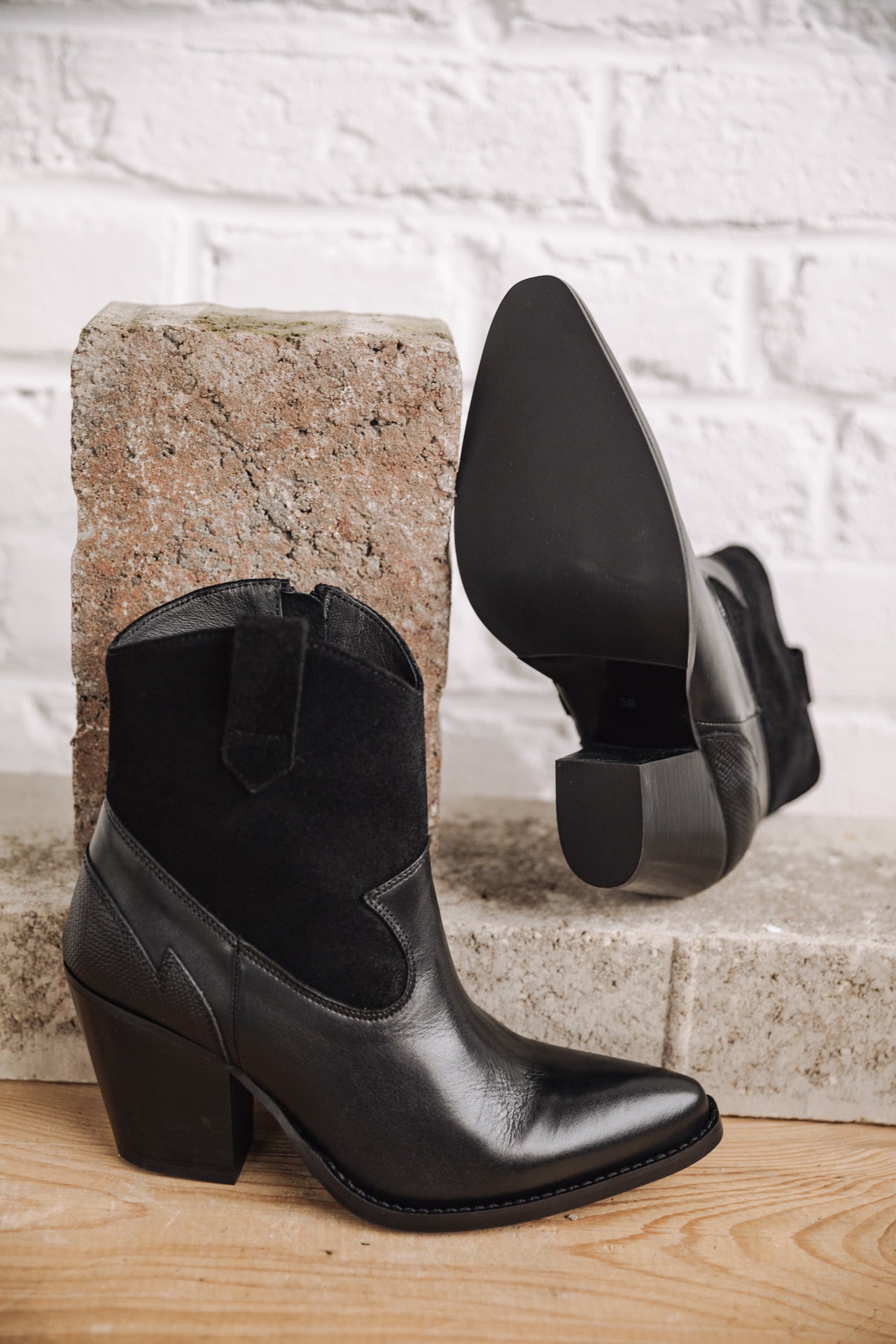 Boots Woman Luana Mix black | Freeman T. Porter