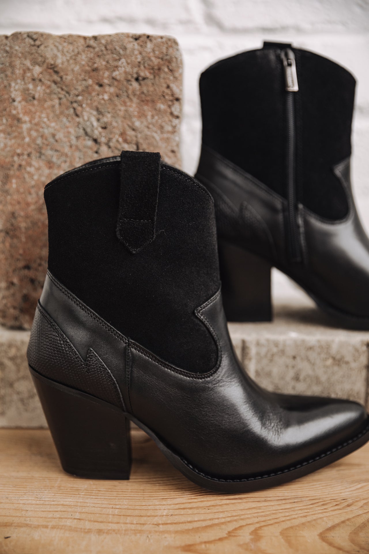 Boots Woman Luana Mix black | Freeman T. Porter