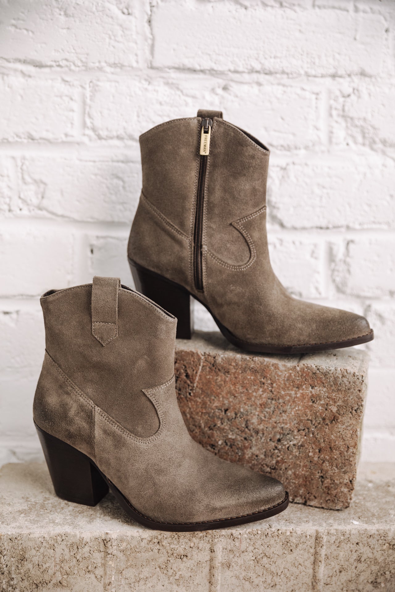 Boots Femme Luana Suede caribou | Freeman T. Porter