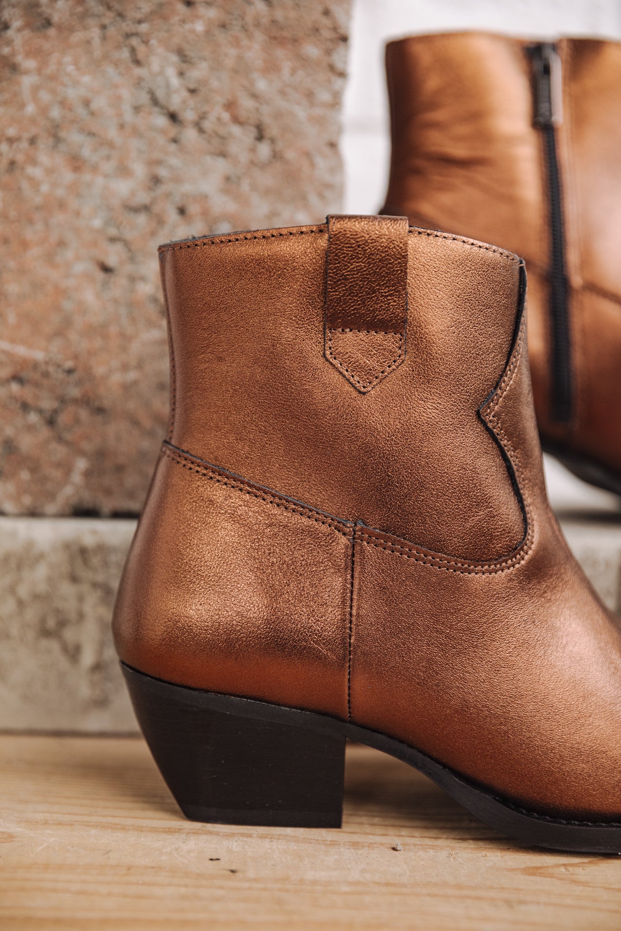 Low Boots Femme Sixtin Metal mercurio | Freeman T. Porter
