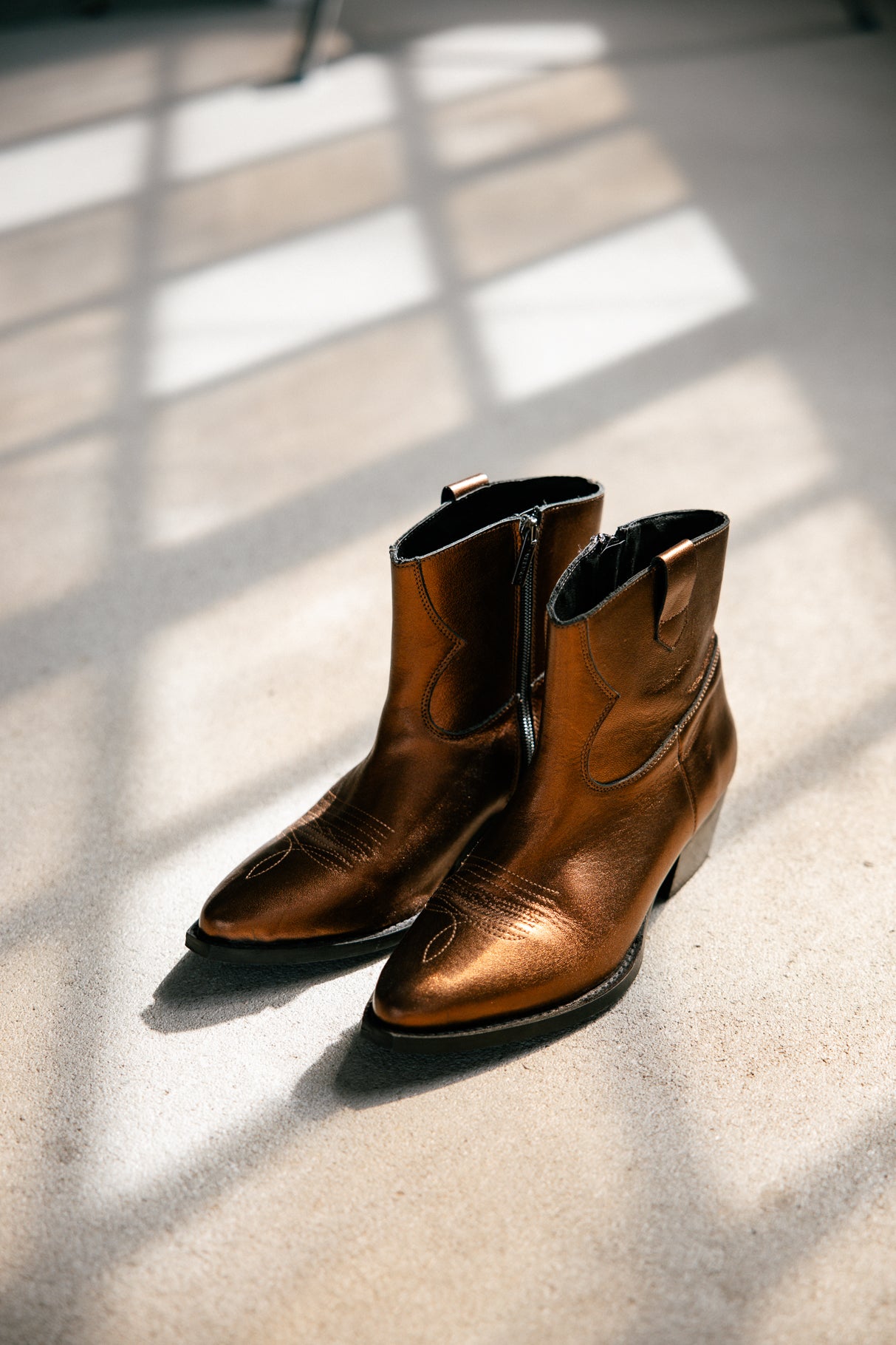 Low Boots Femme Sixtin Metal mercurio | Freeman T. Porter