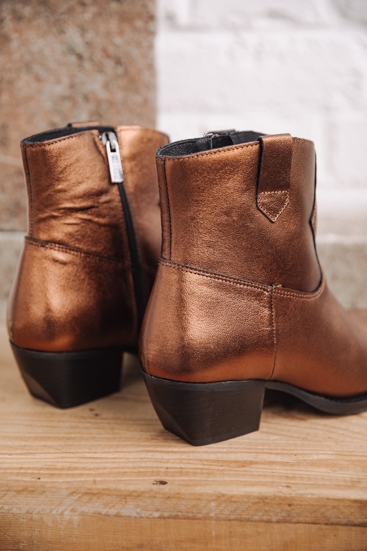 Low Boots Femme Sixtin Metal mercurio | Freeman T. Porter