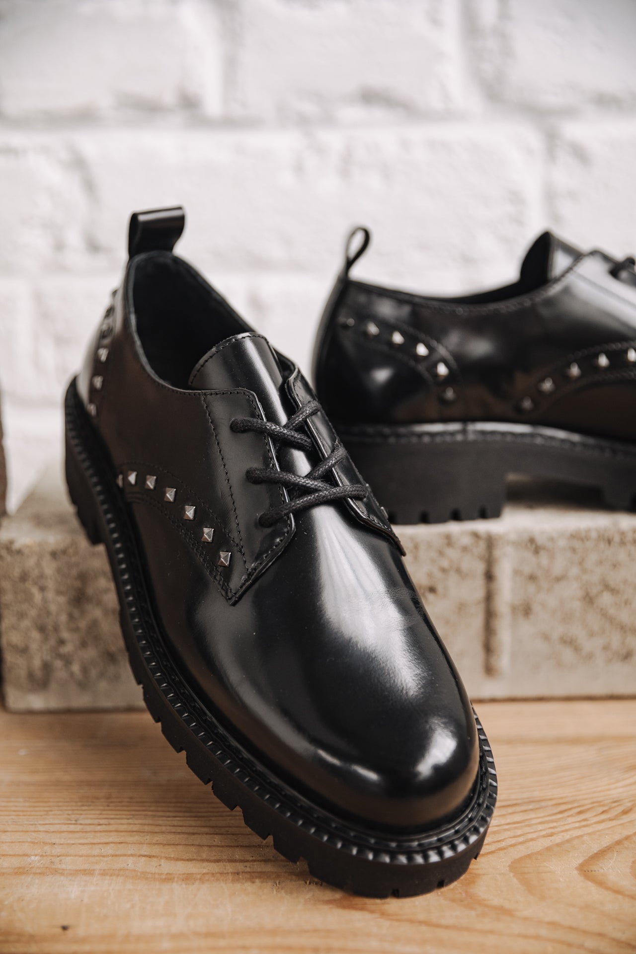 Derbys Femme Pina black | Freeman T. Porter