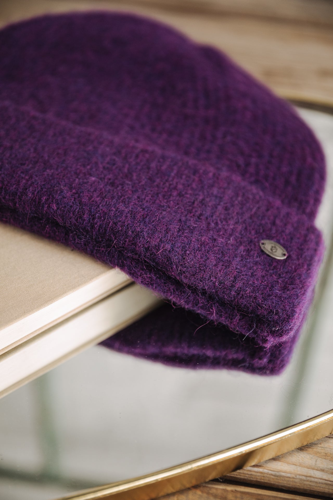Bonnet Femme Hood Plain imperial purple | Freeman T. Porter