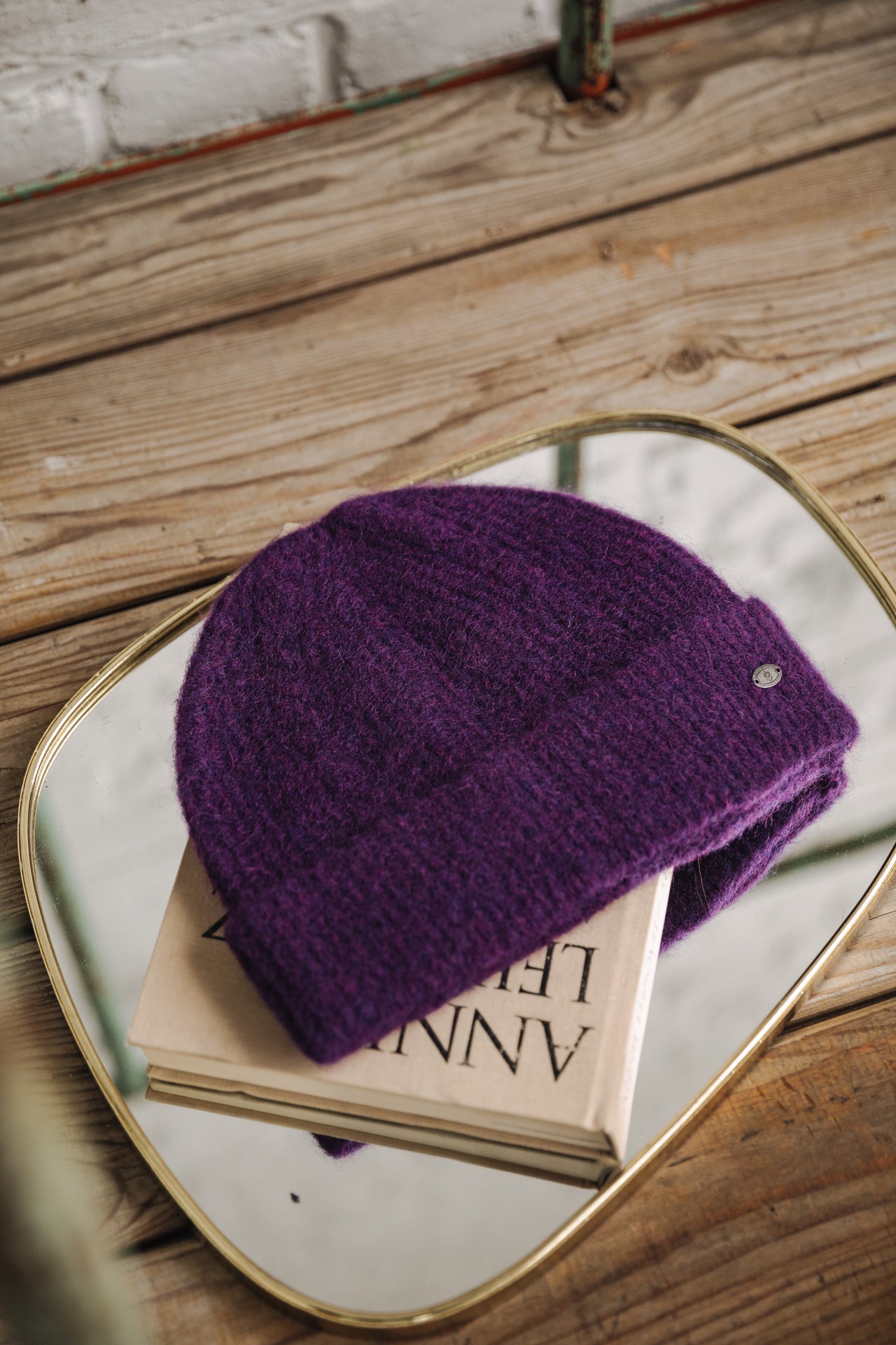 Bonnet Femme Hood Plain imperial purple | Freeman T. Porter