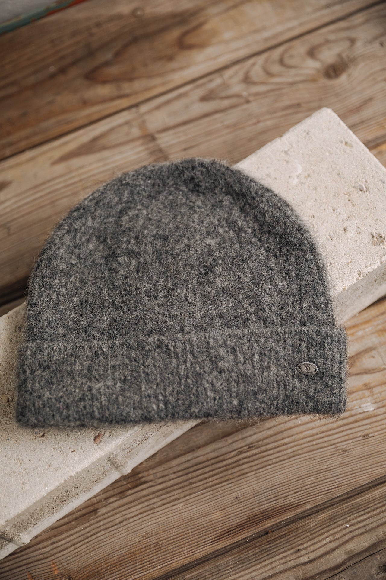 Bonnet Femme Hood Plain dark grey | Freeman T. Porter