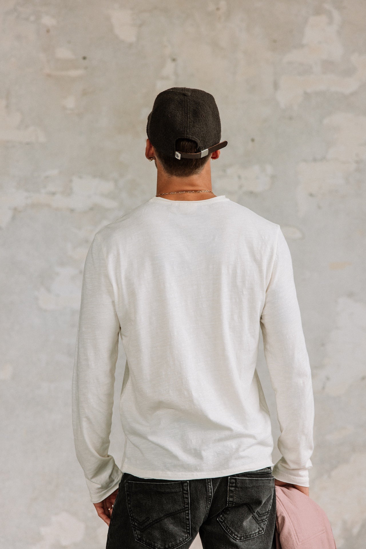 T-shirt en jersey flammé Hombres Leandro ML Kansas off white | Freeman T. Porter